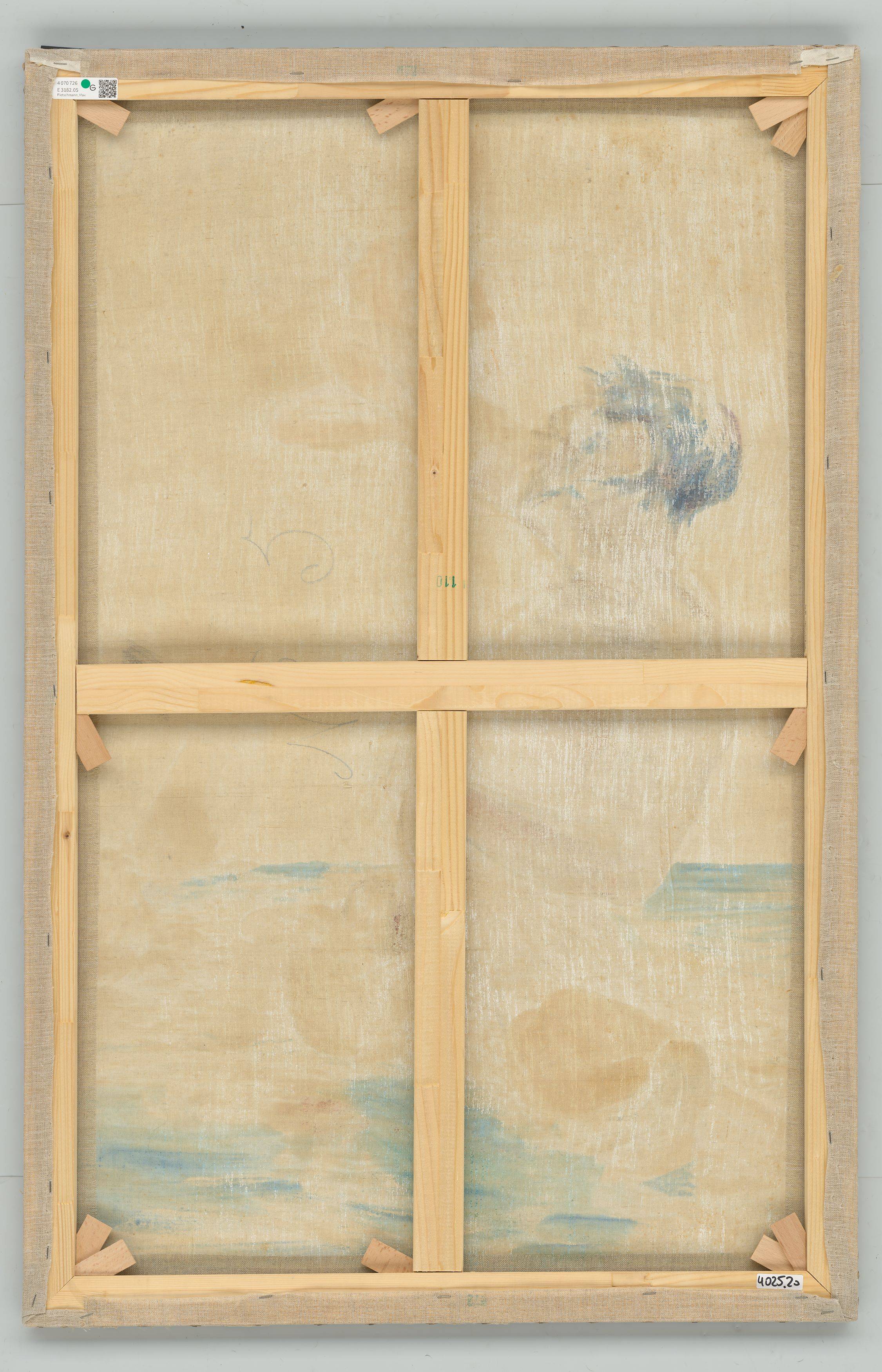 Auf diesem Bild ist das folgende Kunstwerk zu sehen: Max Pietschmann. Studie zu Fischzug des Polyphem. Um 1891.