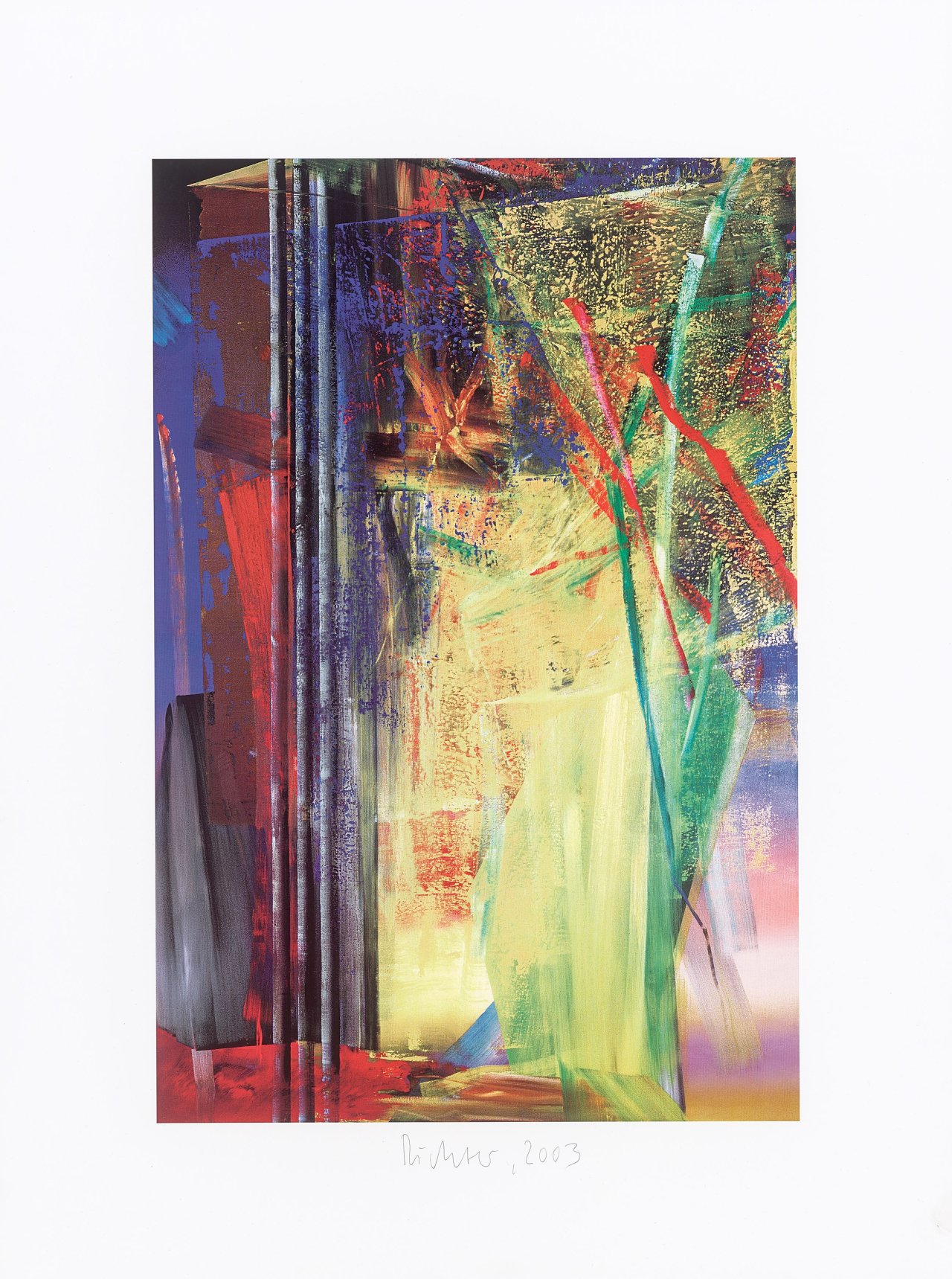 Auf diesem Bild ist das folgende Kunstwerk zu sehen: Gerhard Richter. „Victoria I“ und „Victoria II“. 2003.