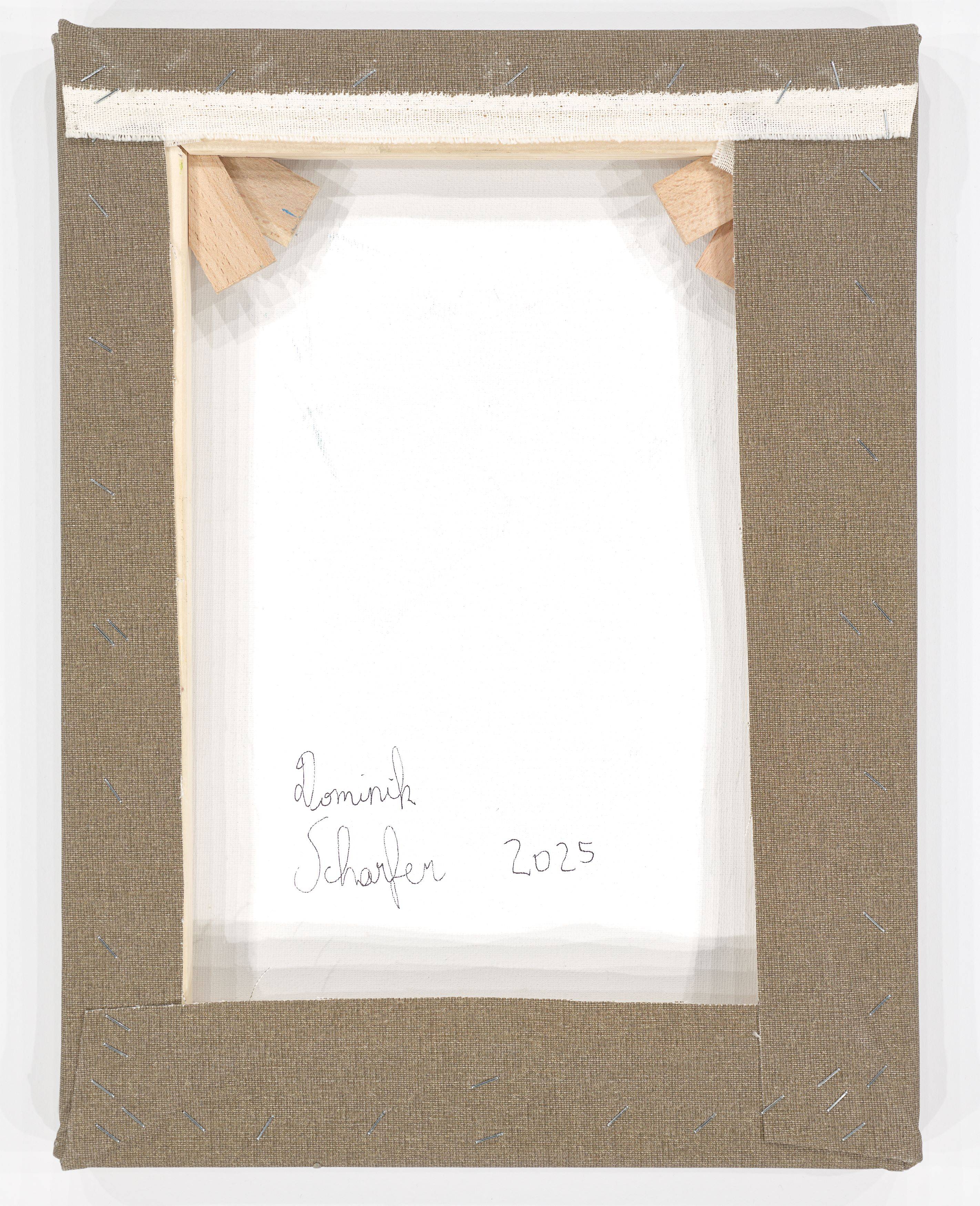 Auf diesem Bild ist das folgende Kunstwerk zu sehen: Dominik Scharfer. Ohne Titel. 2025.
