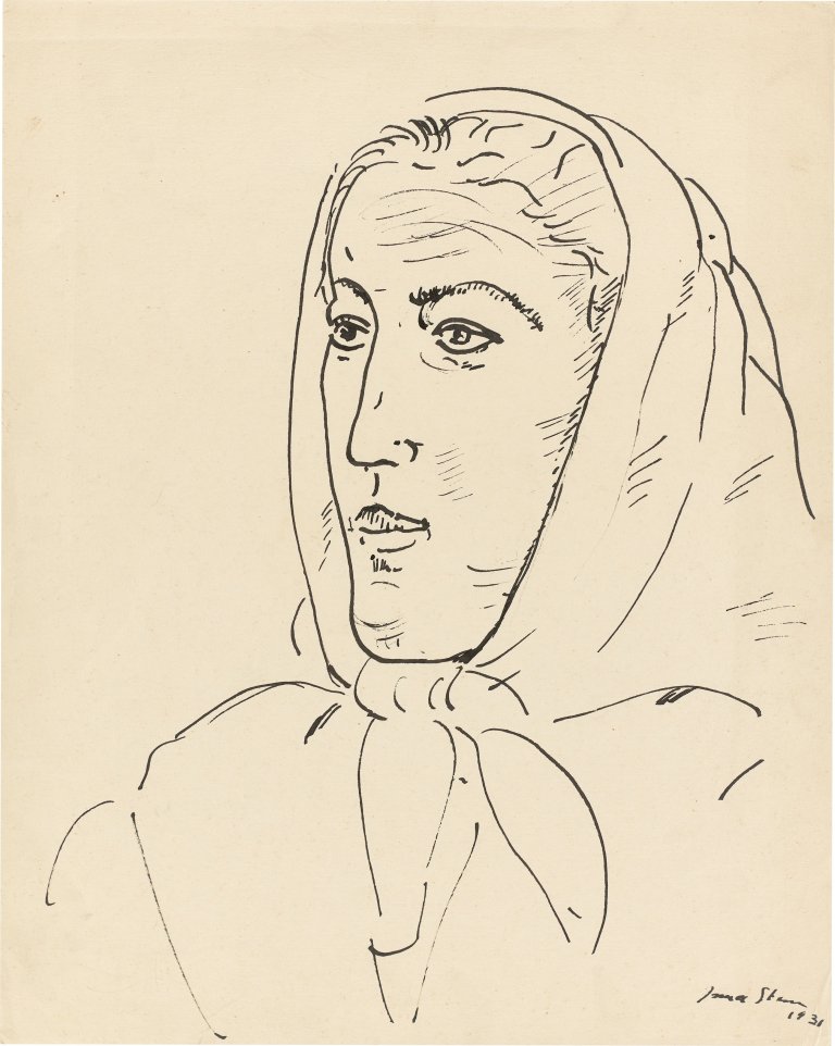 This picture shows the following artwork: Irma Stern. Portrait of a woman. 1931.