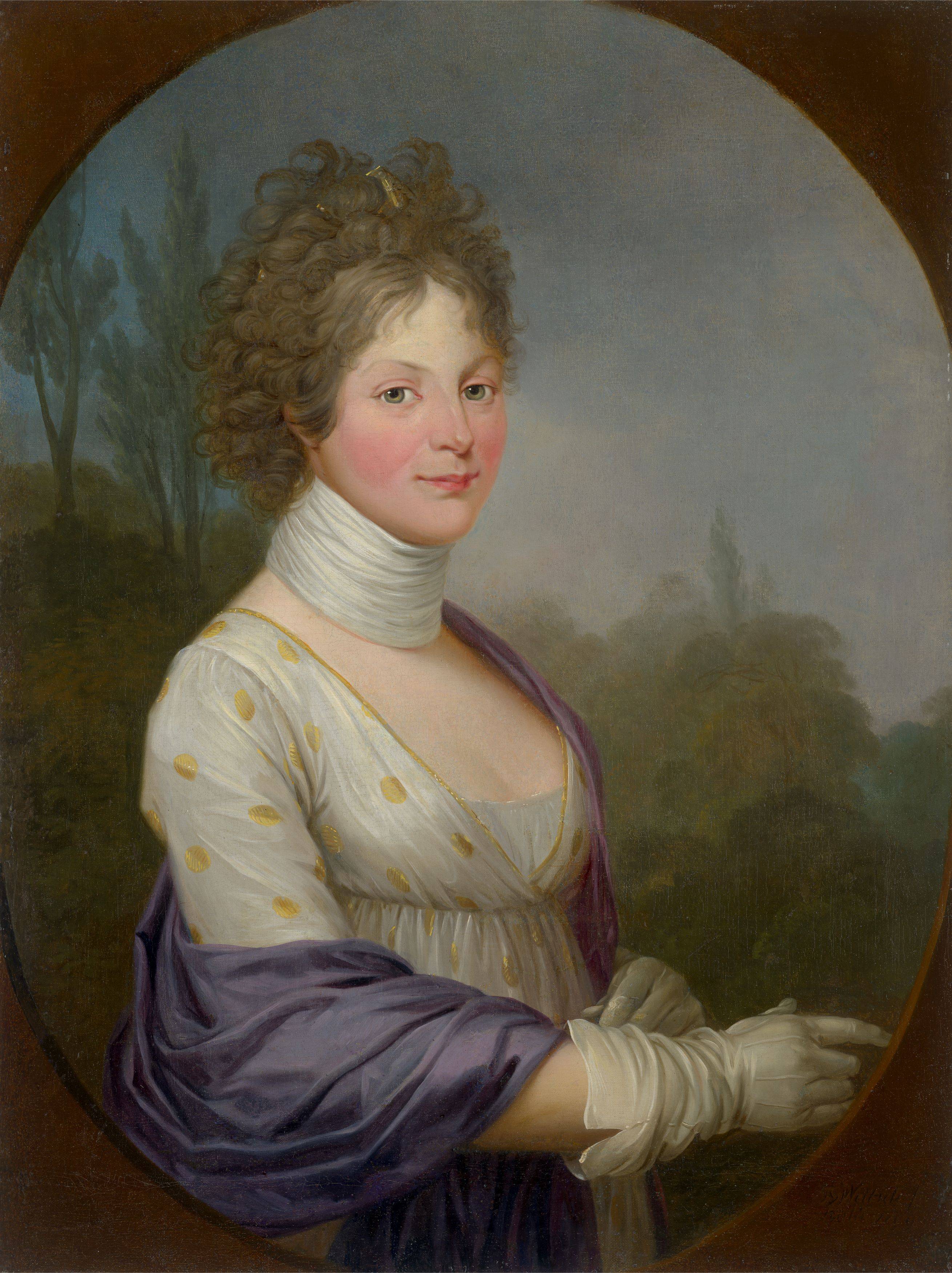Auf diesem Bild ist das folgende Kunstwerk zu sehen: Friedrich Georg Weitsch. Porträt der Königin Luise von Preußen. 1799.
