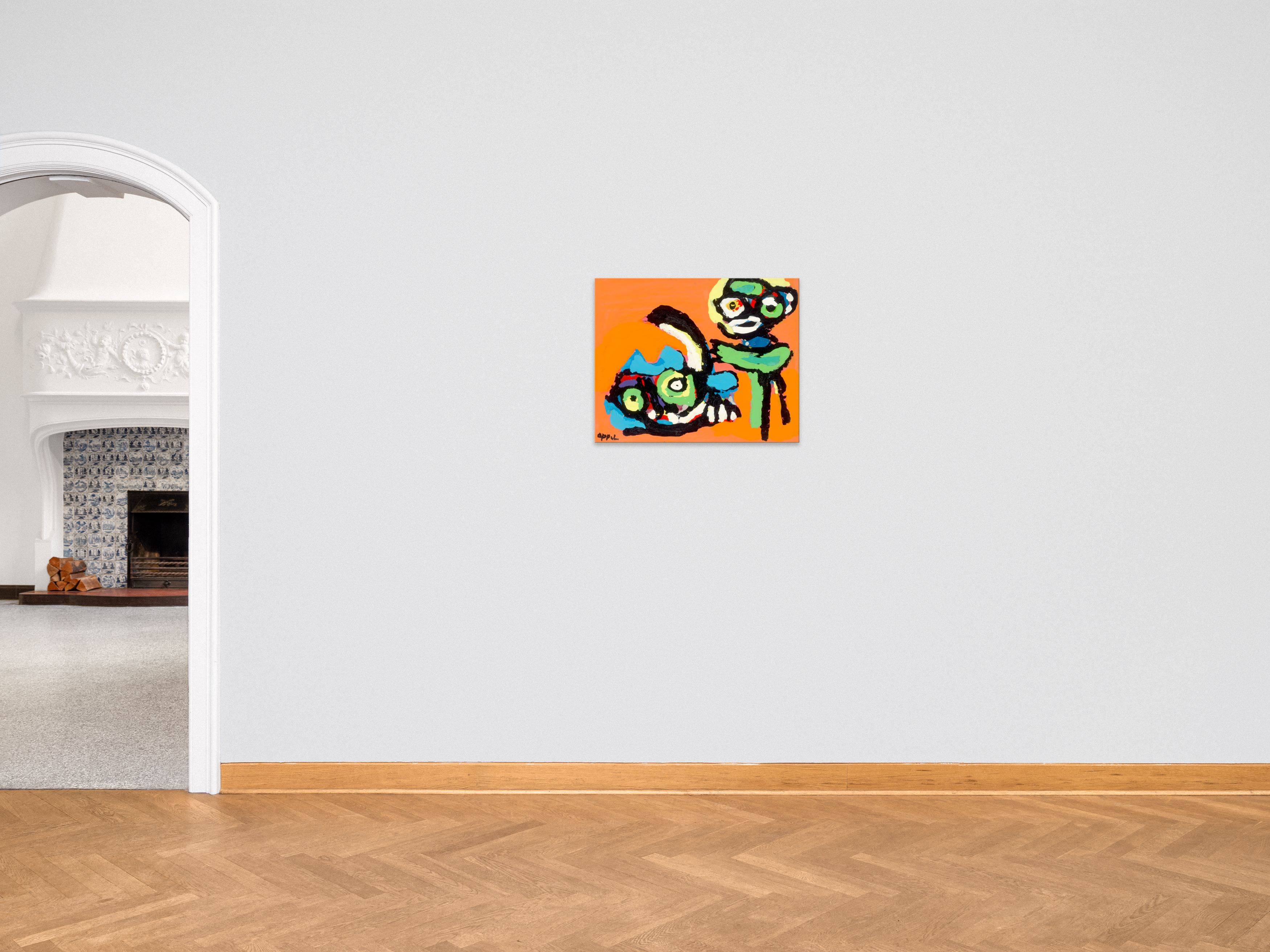This picture shows the following artwork: Karel Appel. Untitled. Early 1970s.