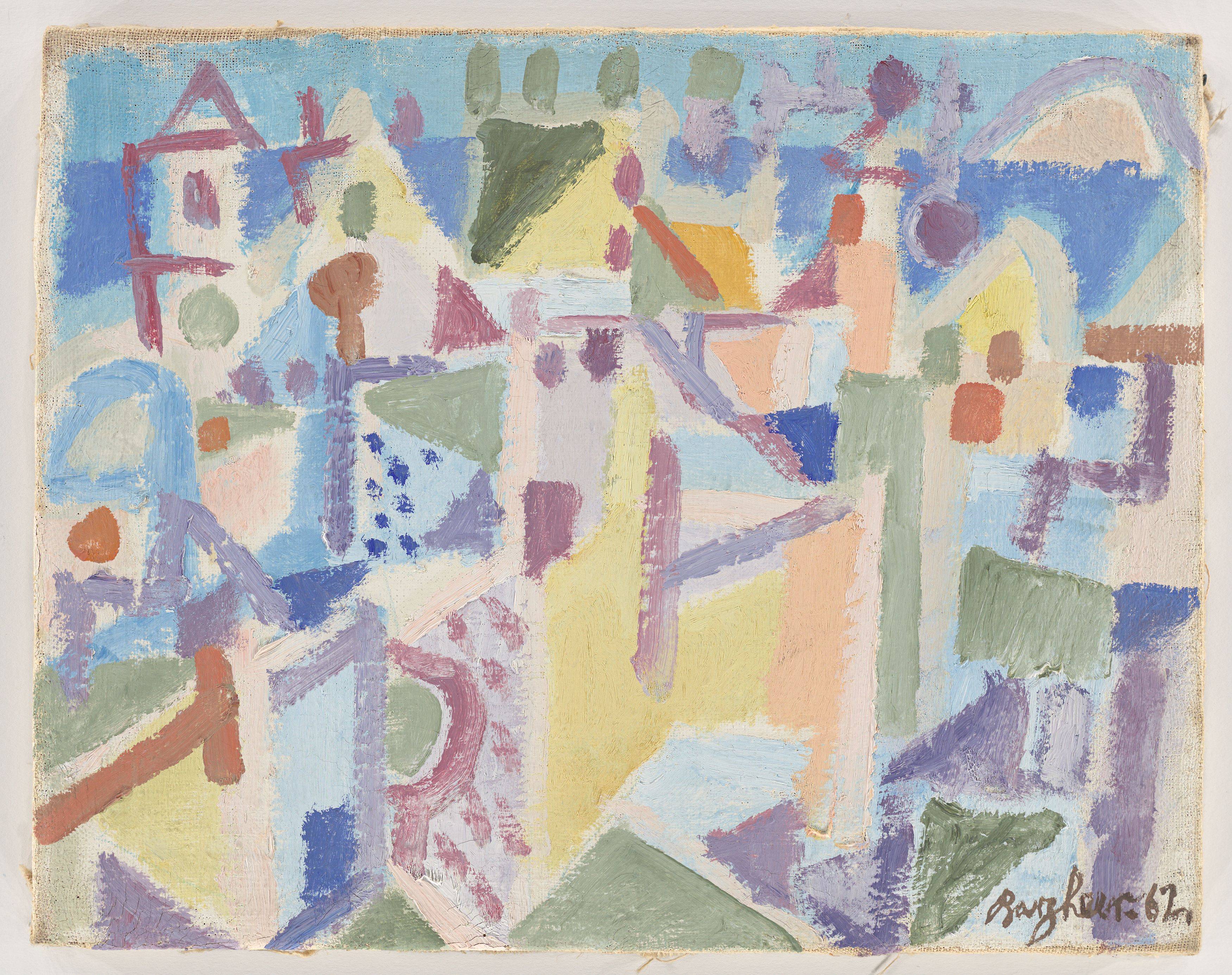 Auf diesem Bild ist das folgende Kunstwerk zu sehen: Eduard Bargheer. „Forio II“. 1962.