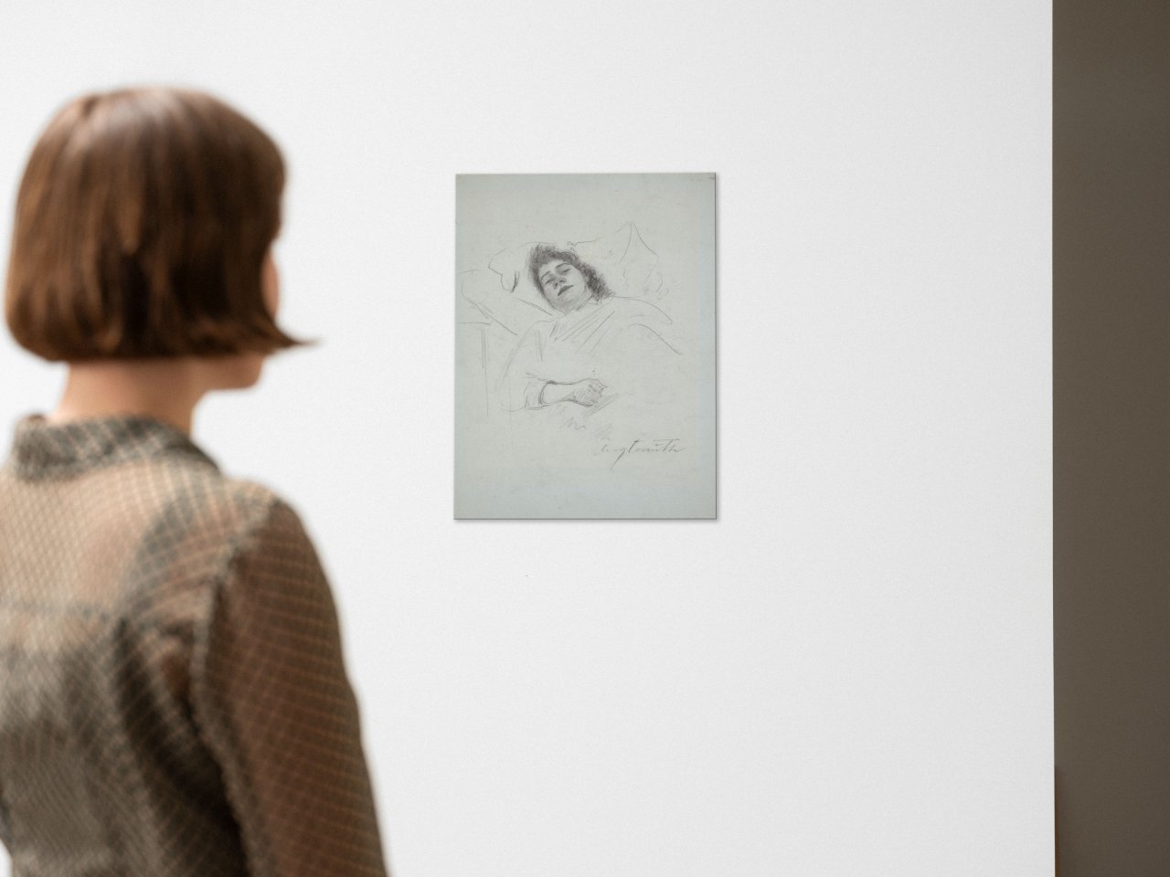 This picture shows the following artwork: Lovis Corinth. Sleeping woman (Charlotte Berend-Corinth). 1909.