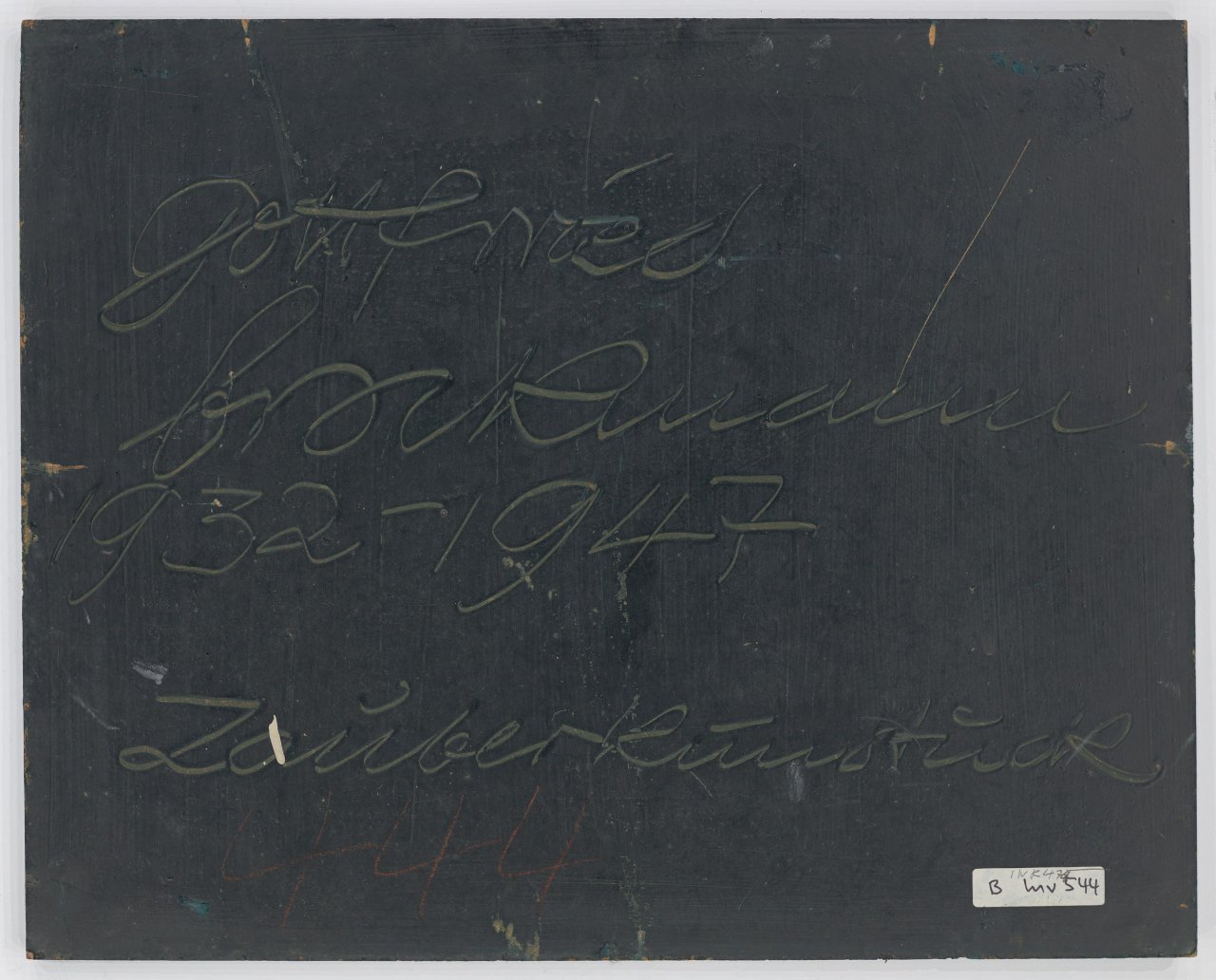 This picture shows the following artwork: Gottfried Brockmann. ”Zauberkunststück”. 1932/47.