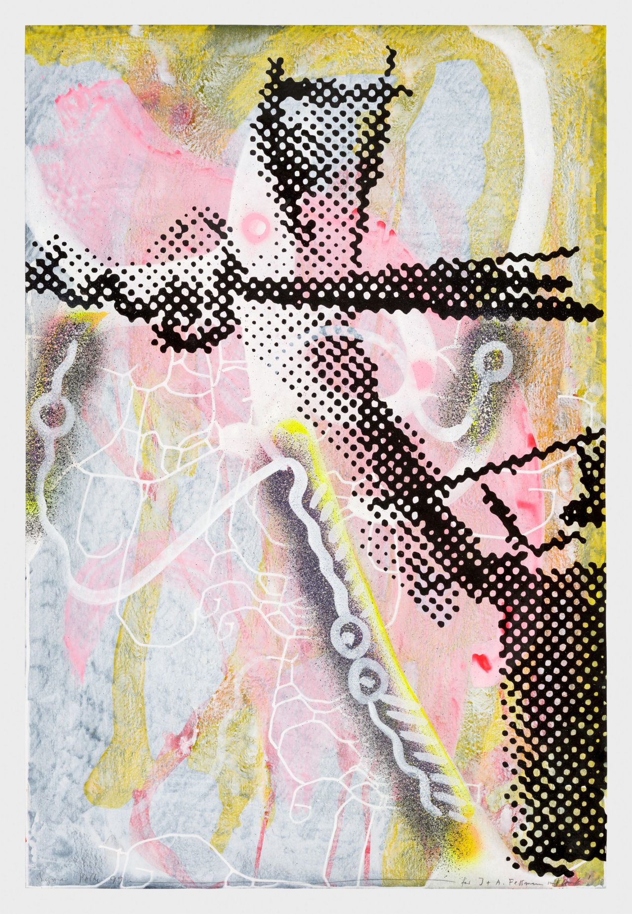 Auf diesem Bild ist das folgende Kunstwerk zu sehen: Sigmar Polke. Ohne Titel. 1999.