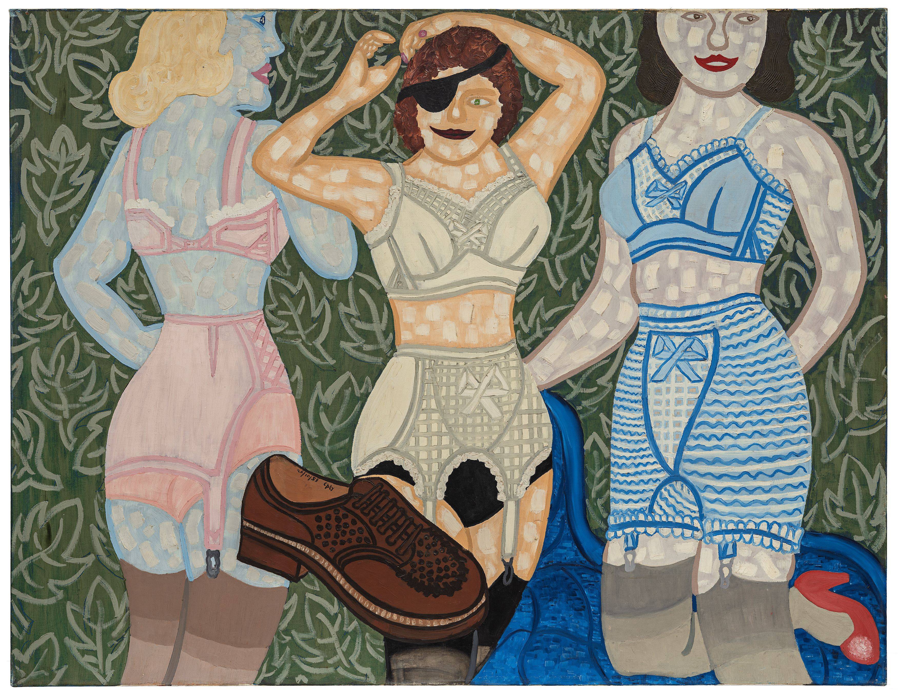 Auf diesem Bild ist das folgende Kunstwerk zu sehen: William N. Copley. Unijambiste. 1953.