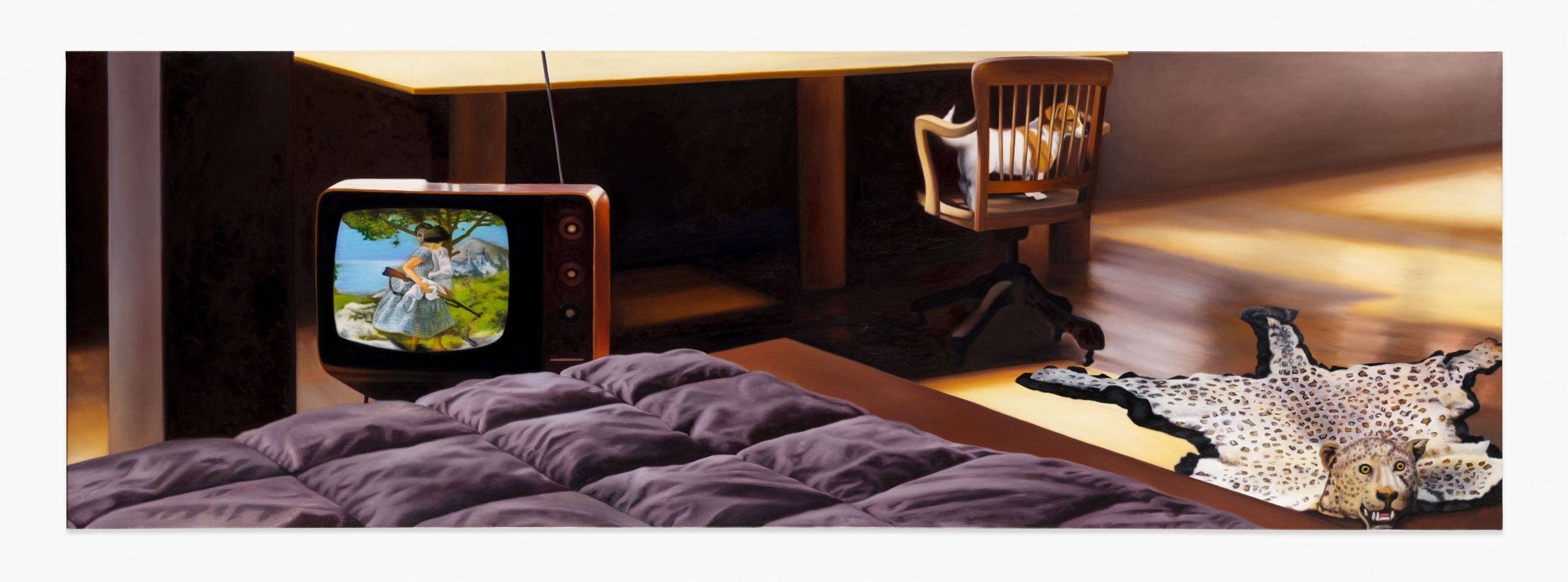 This picture shows the following artwork: Karin Kneffel. Untitled. 2004.