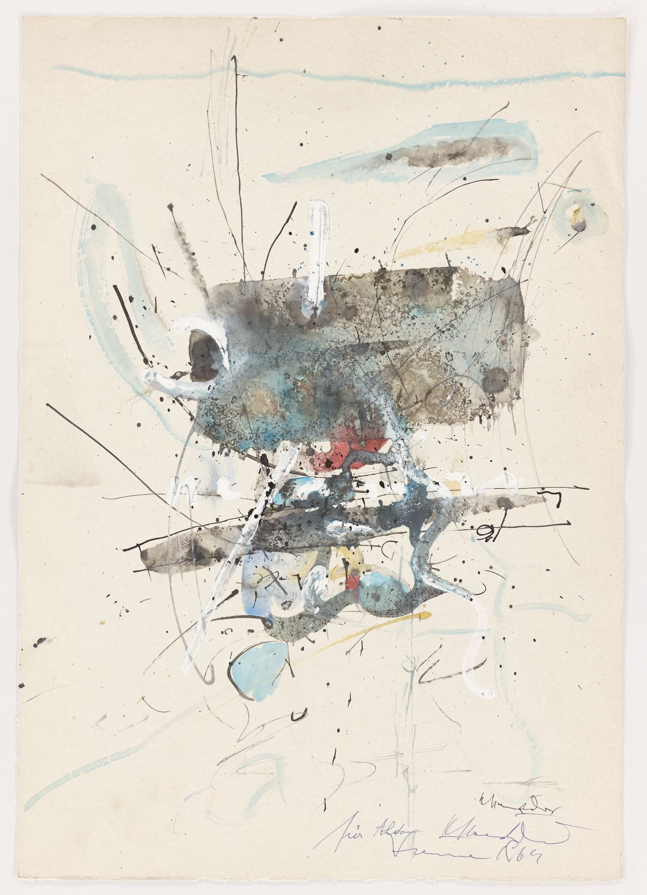 Auf diesem Bild ist das folgende Kunstwerk zu sehen: Hans Staudacher. Ohne Titel. Um 1964.