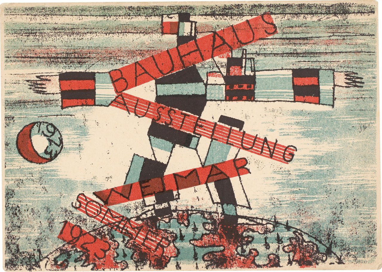 This picture shows the following artwork: Ludwig Hirschfeld-Mack. ”Bauhaus Ausstellung Weimar Sommer 1923”. 1923.