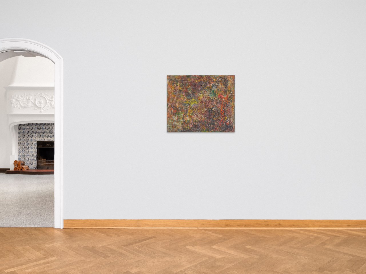 This picture shows the following artwork: Bernard Schultze. ”Altweibersommer”. 1952.