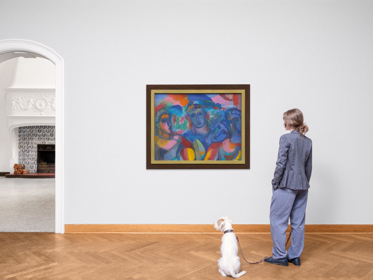 Auf diesem Bild ist das folgende Kunstwerk zu sehen: Sandro Chia. Ohne Titel. 1998.