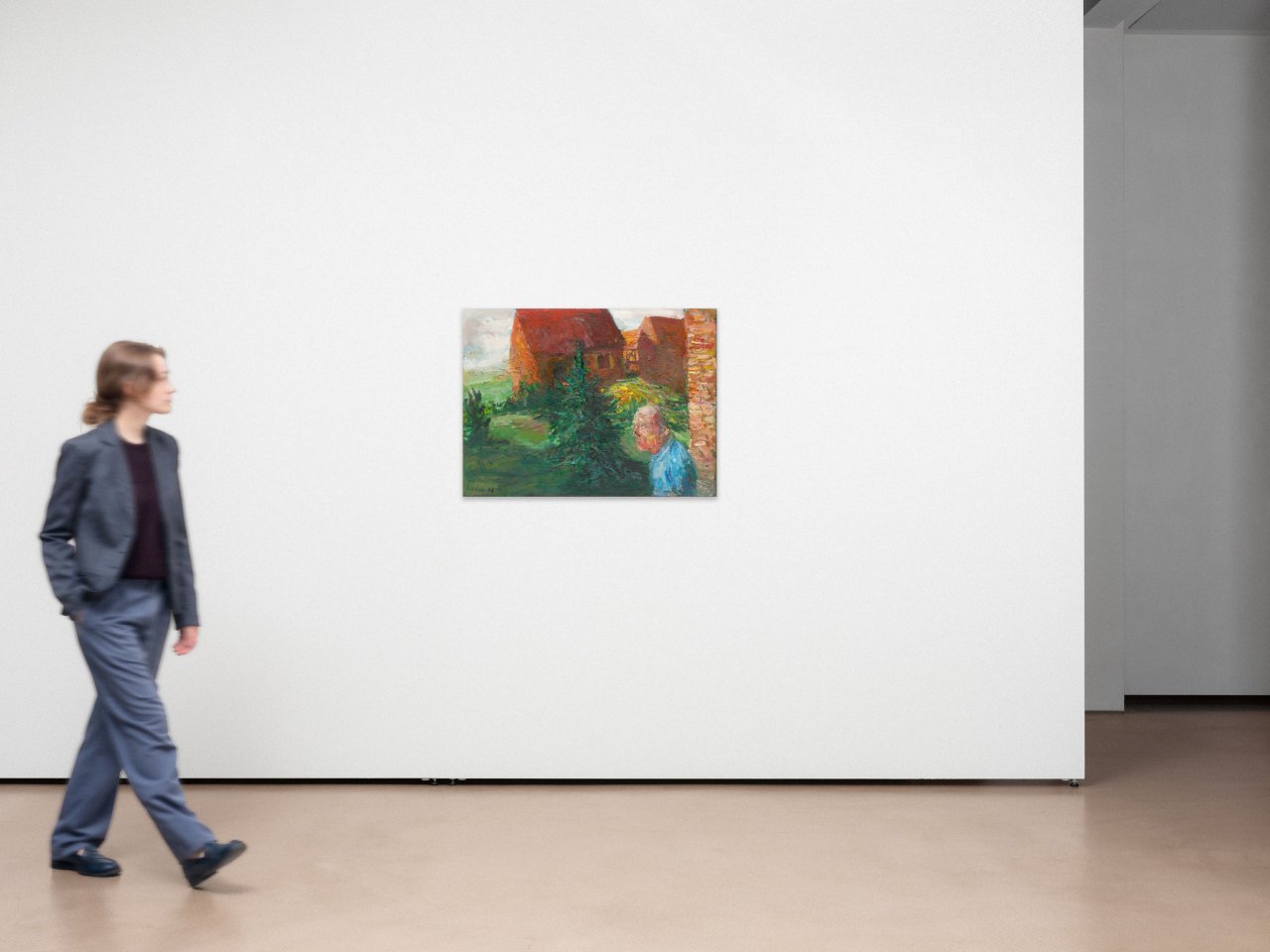 Auf diesem Bild ist das folgende Kunstwerk zu sehen: Bernhard Heisig. „Grauer Tag im Havelland“. 1996.