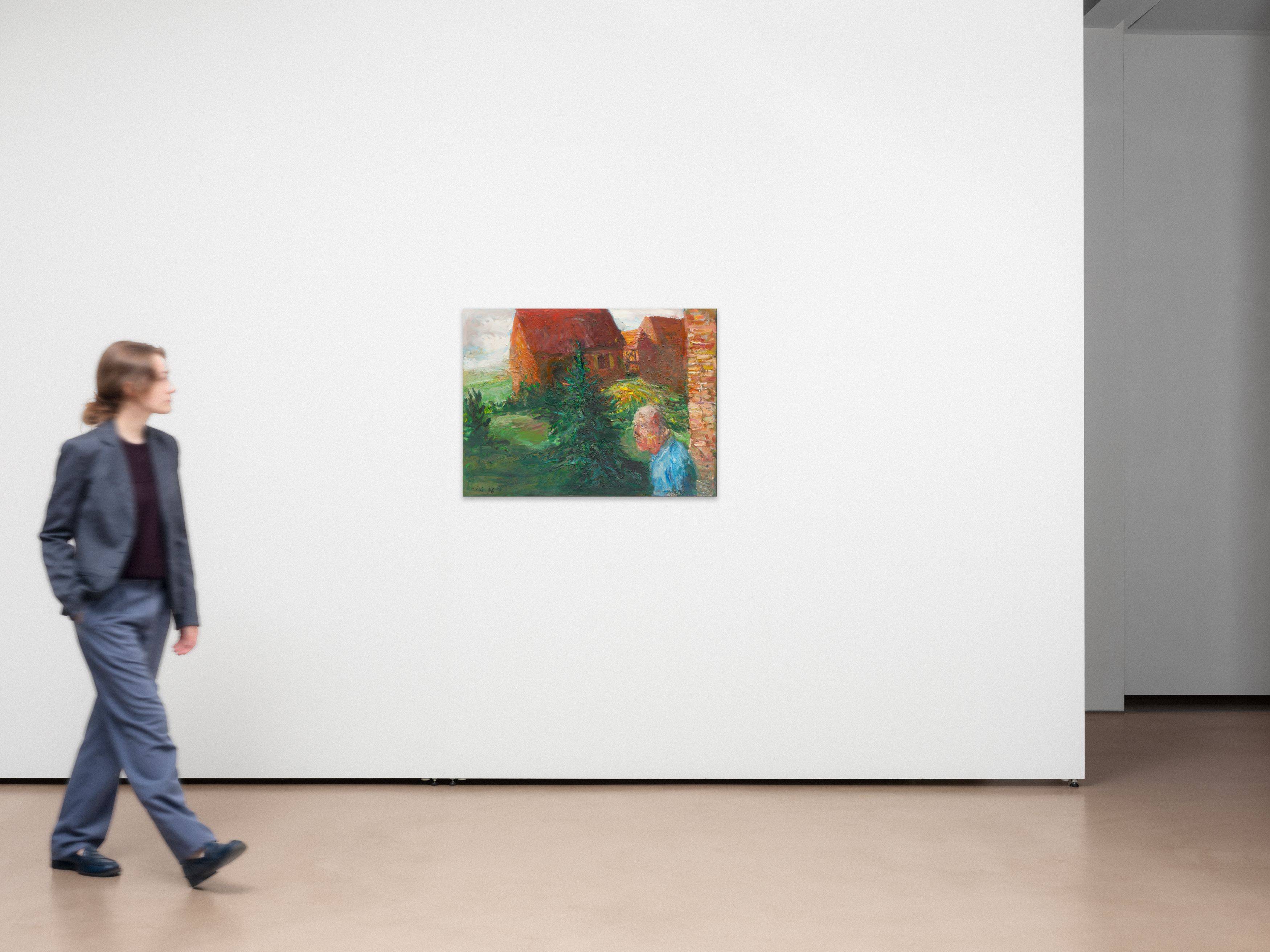 Auf diesem Bild ist das folgende Kunstwerk zu sehen: Bernhard Heisig. „Grauer Tag im Havelland“. 1996.