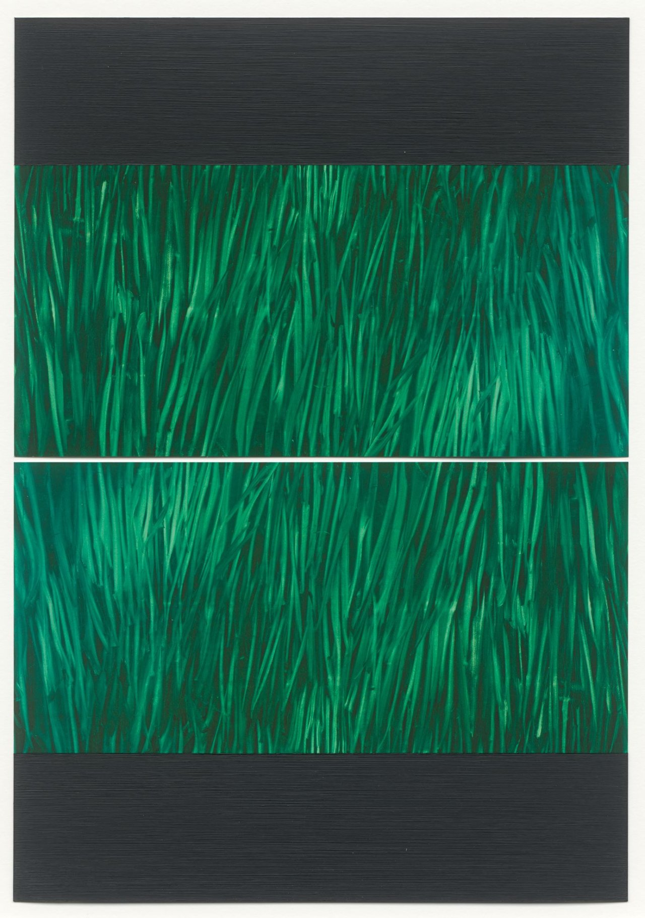 Auf diesem Bild ist das folgende Kunstwerk zu sehen: Frank Gerritz. „Green Structure“. 2009.