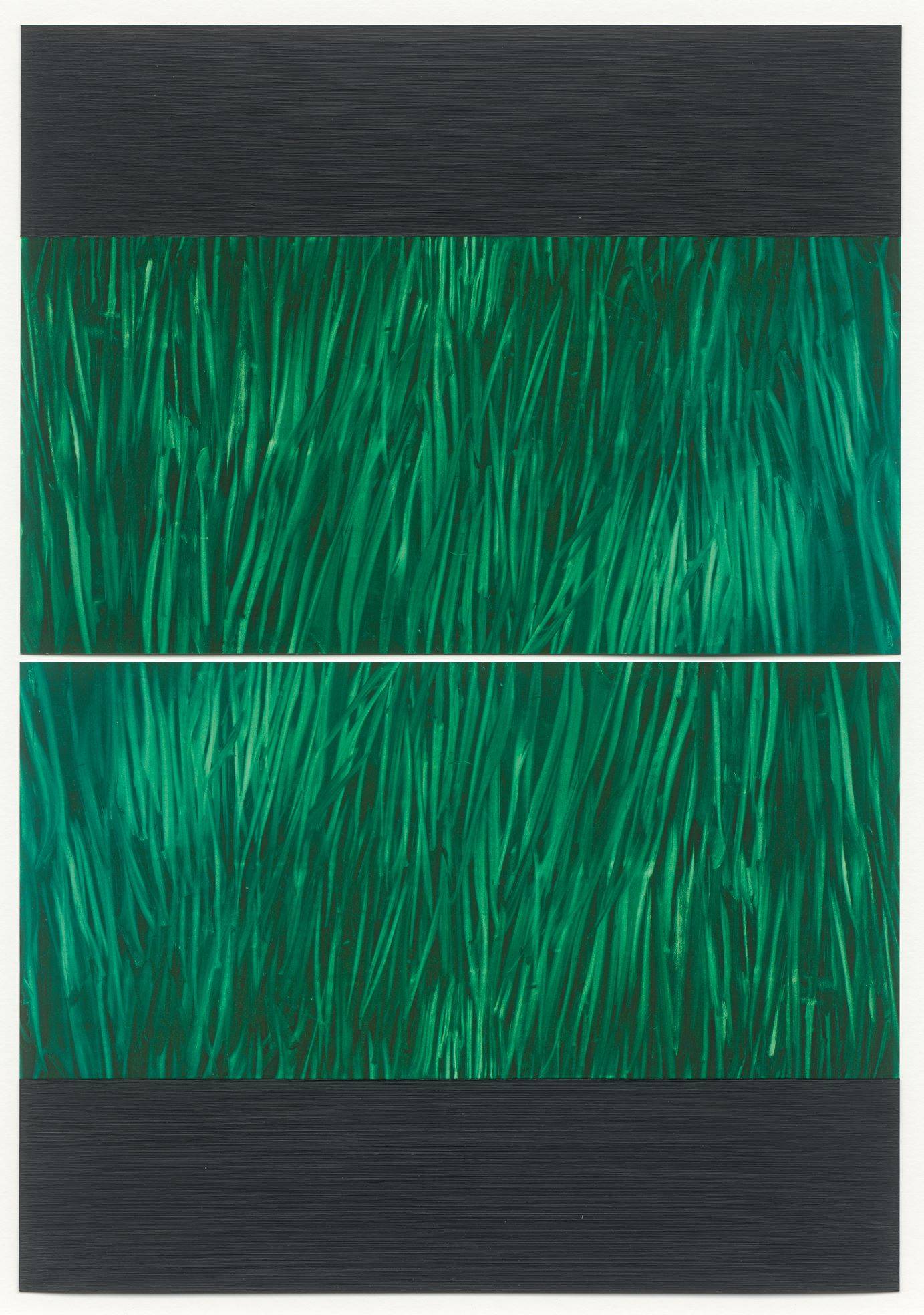 Auf diesem Bild ist das folgende Kunstwerk zu sehen: Frank Gerritz. „Green Structure“. 2009.
