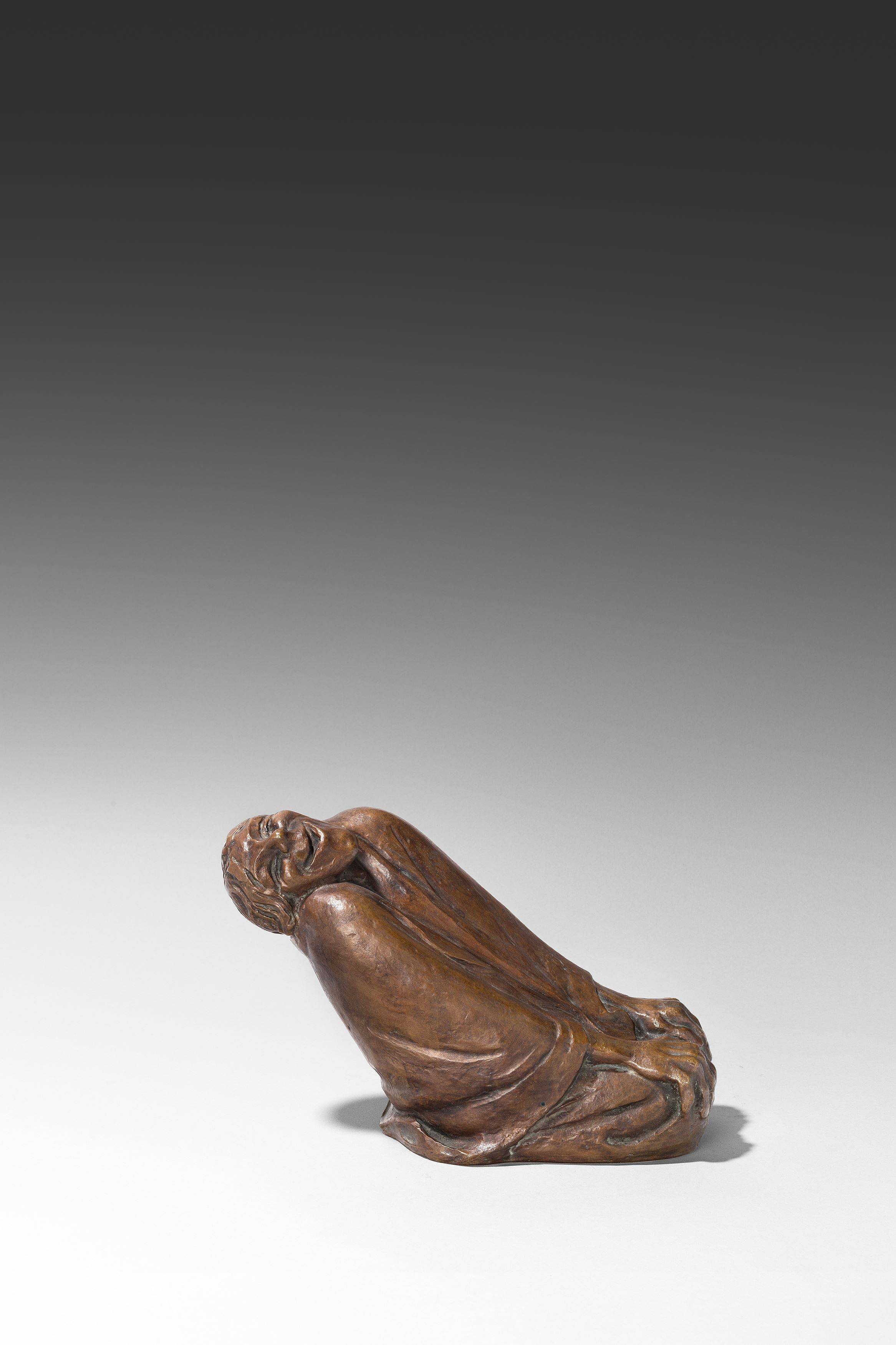 This picture shows the following artwork: Ernst Barlach. ”Lachende Alte”. Circa 1936/37.
