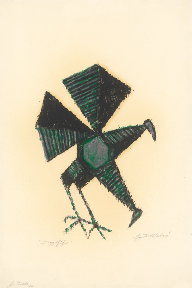 This picture shows the following artwork: Ewald Mataré. ”Doppelhuhn”. 1963/64.