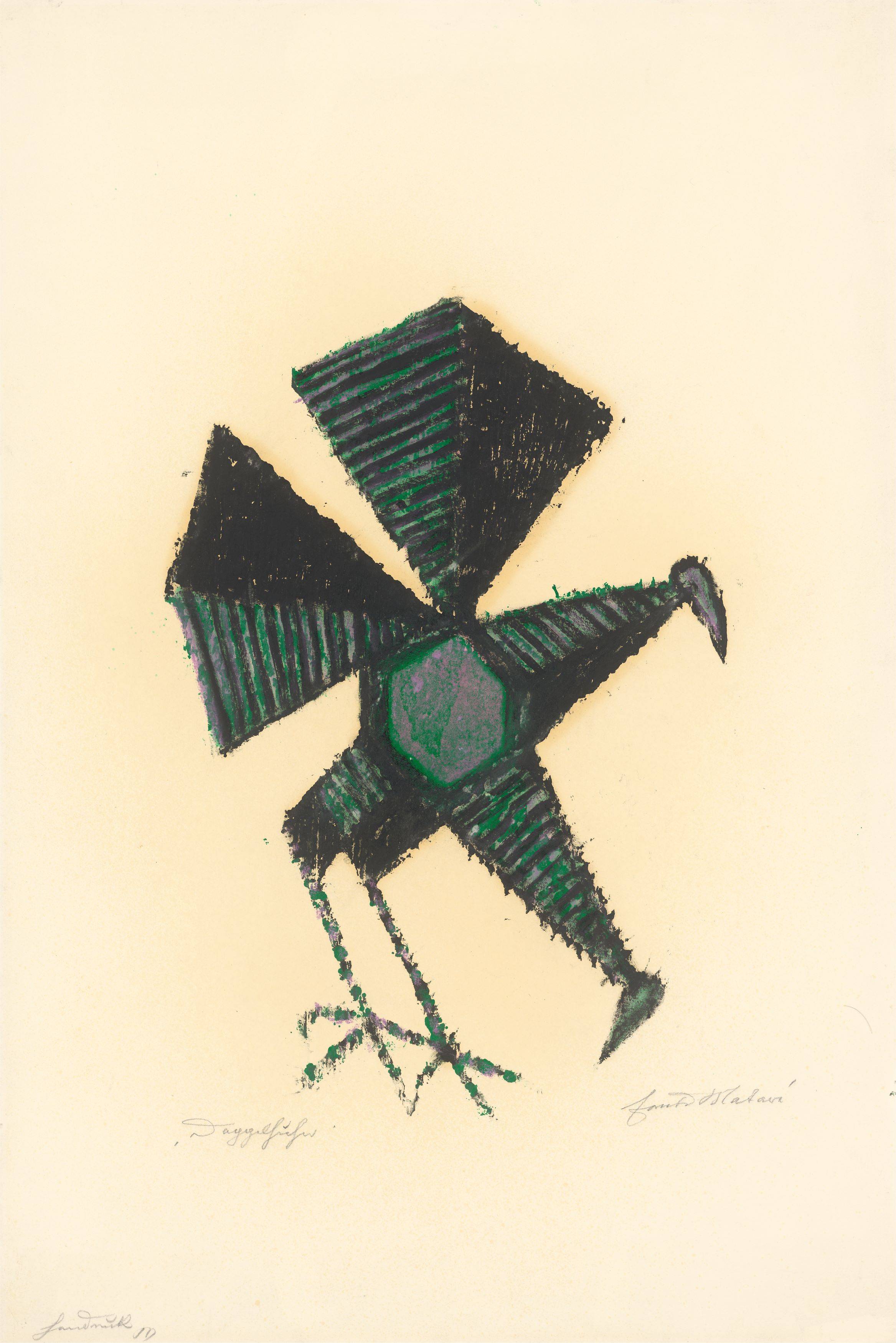 This picture shows the following artwork: Ewald Mataré. ”Doppelhuhn”. 1963/64.