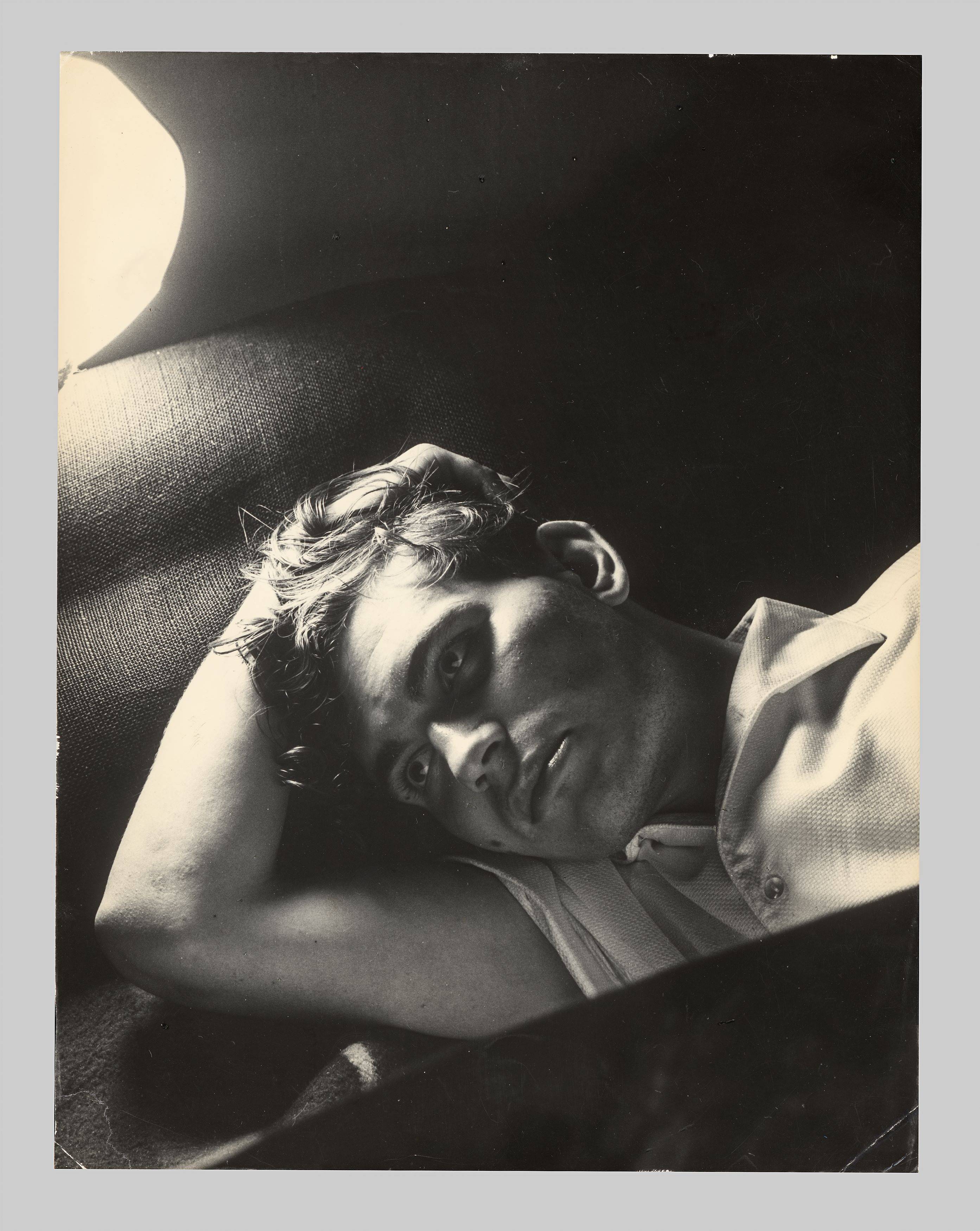 Auf diesem Bild ist das folgende Kunstwerk zu sehen: Herbert Tobias. Porträt Wolfgang Lehmann, Berlin. 1958.