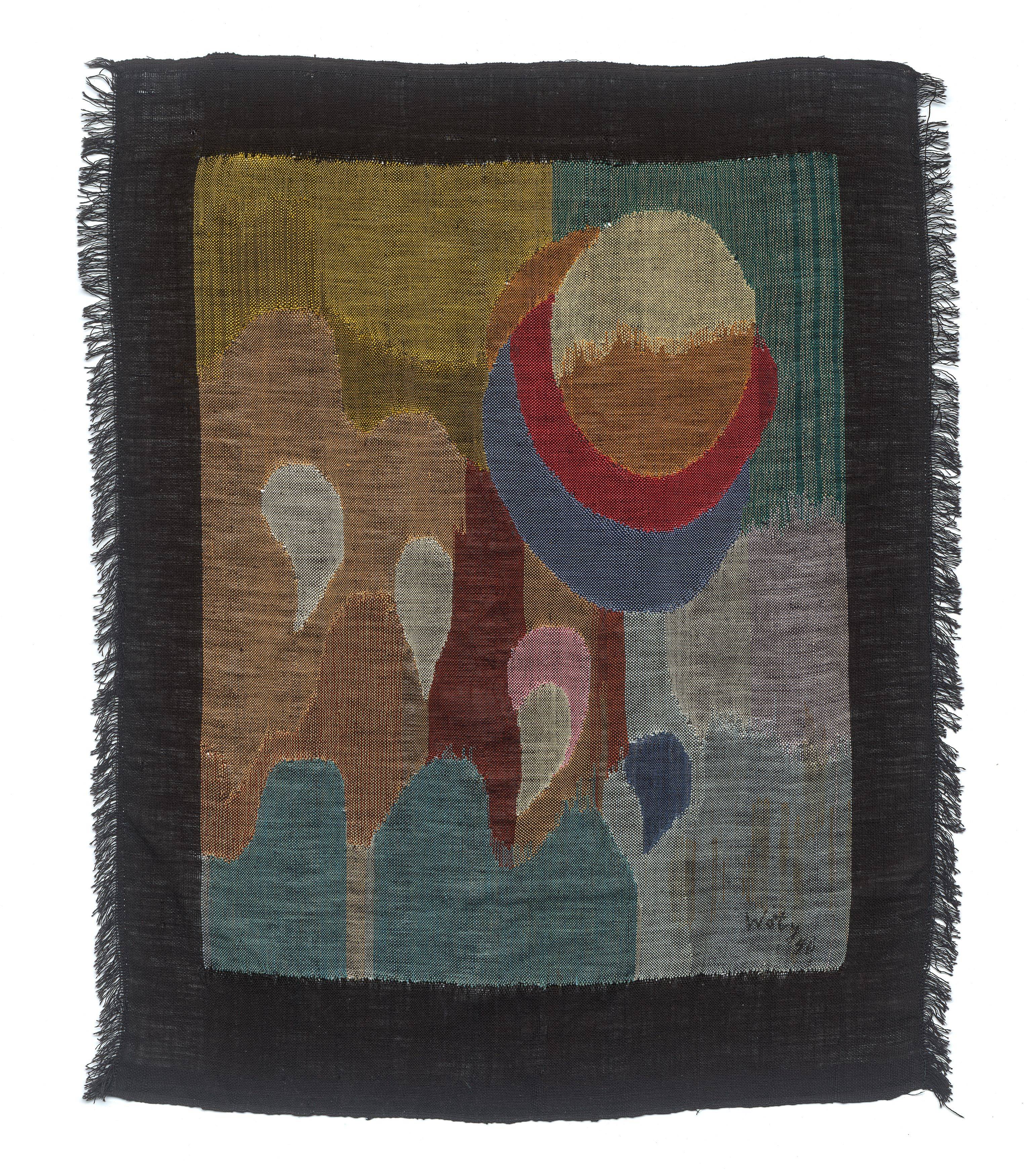 This picture shows the following artwork: Woty Werner. Untitled (+1 supplement). 1946.