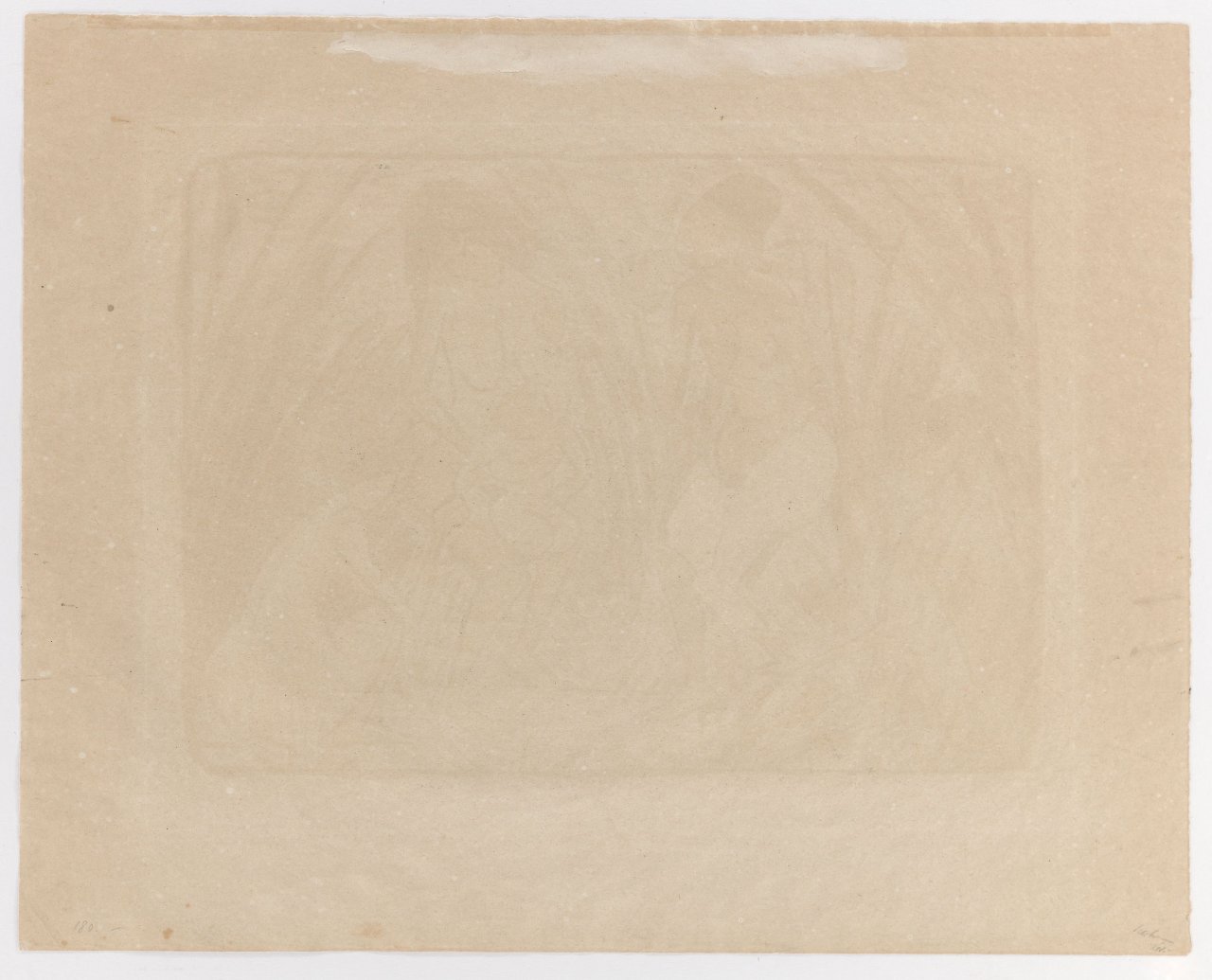 This picture shows the following artwork: Otto Mueller. ”Auffindung des Moses”. Circa 1920.