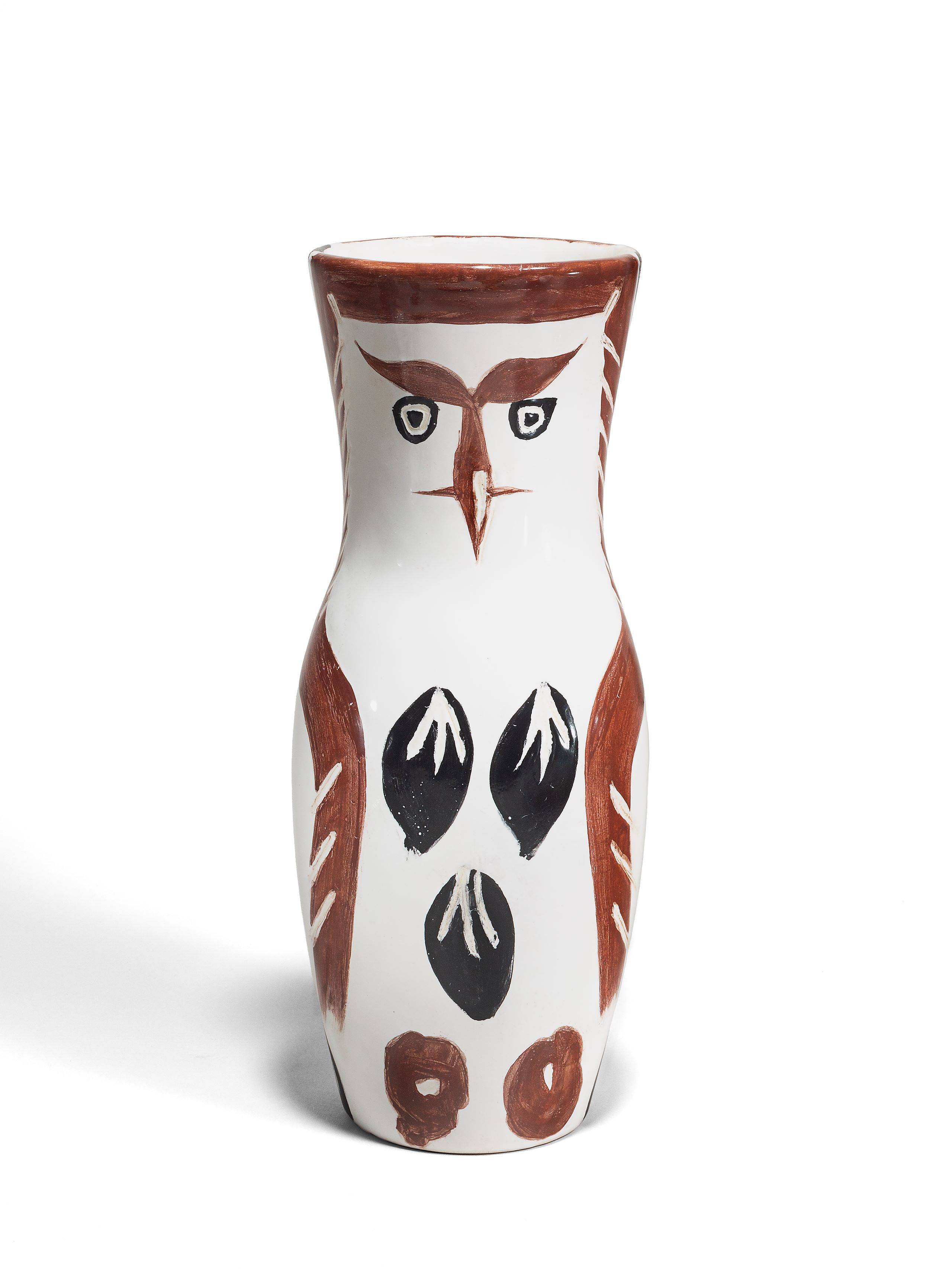 This picture shows the following artwork: Pablo Picasso. ”Jeune hibou des bois / Young wood-owl”. 1952.