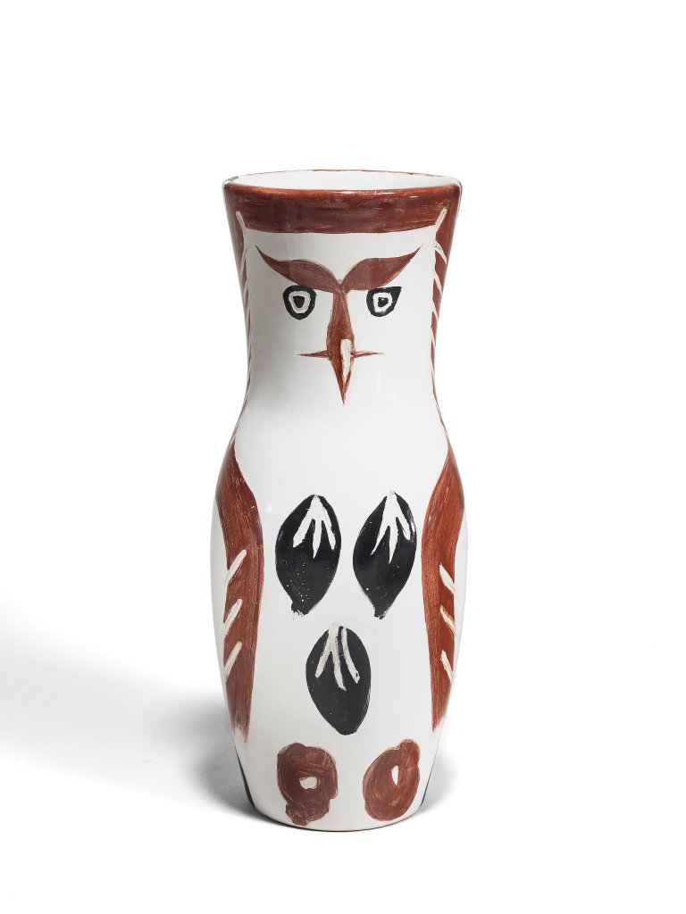 This picture shows the following artwork: Pablo Picasso. ”Jeune hibou des bois / Young wood-owl”. 1952.