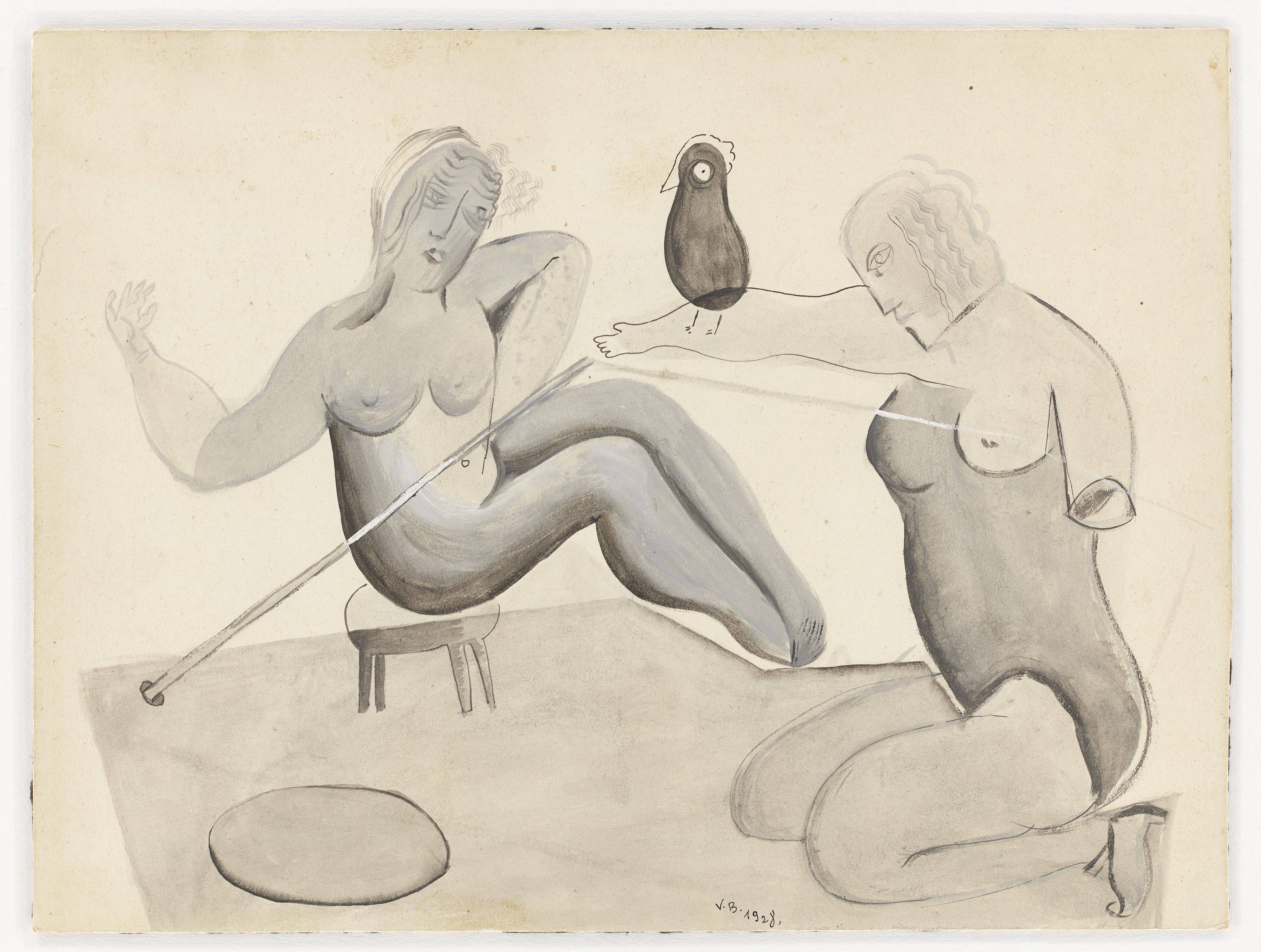 This picture shows the following artwork: Victor Brauner. Untitled. 1928.