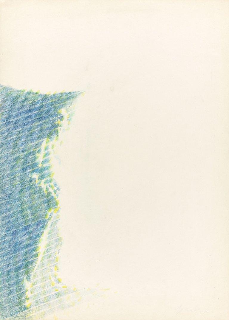 This picture shows the following artwork: Johannes Geccelli. Untitled (walking figure). 1972.