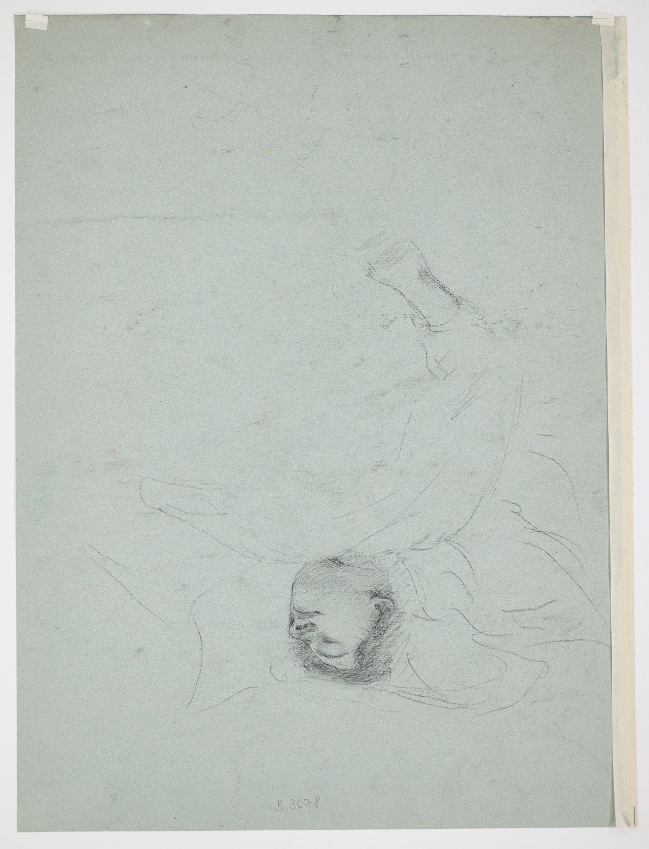 This picture shows the following artwork: Lovis Corinth. Sleeping woman (Charlotte Berend-Corinth). 1909.