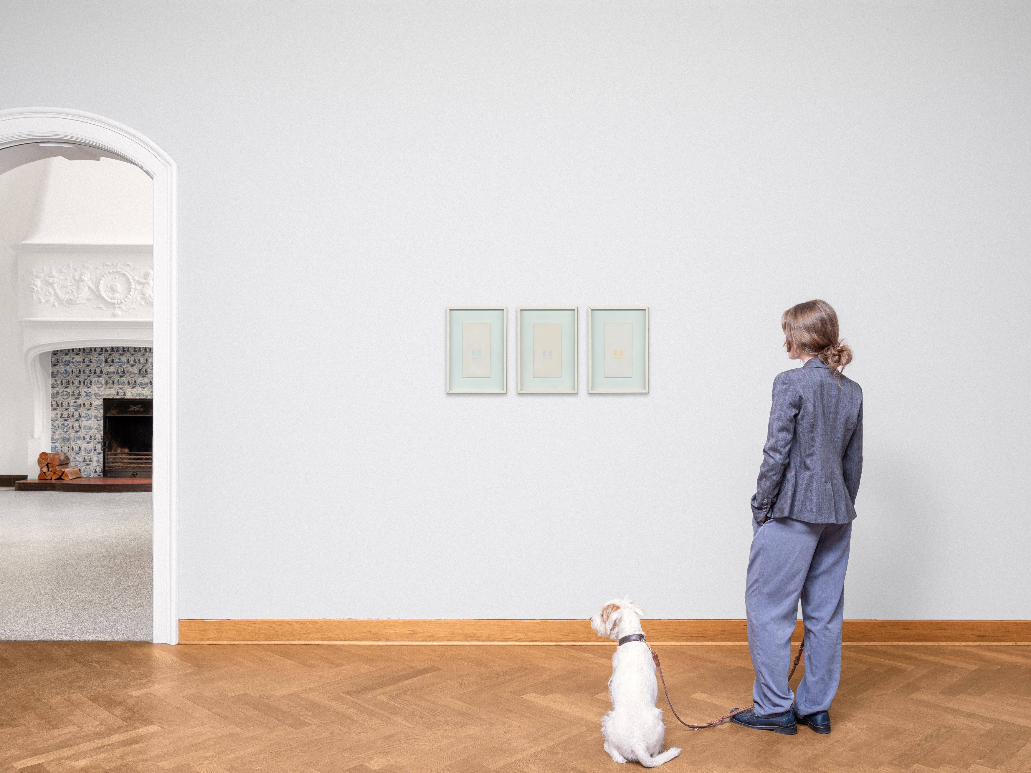 This picture shows the following artwork: Antonio Calderara. ”Spazio colore luce”. 1972/73.