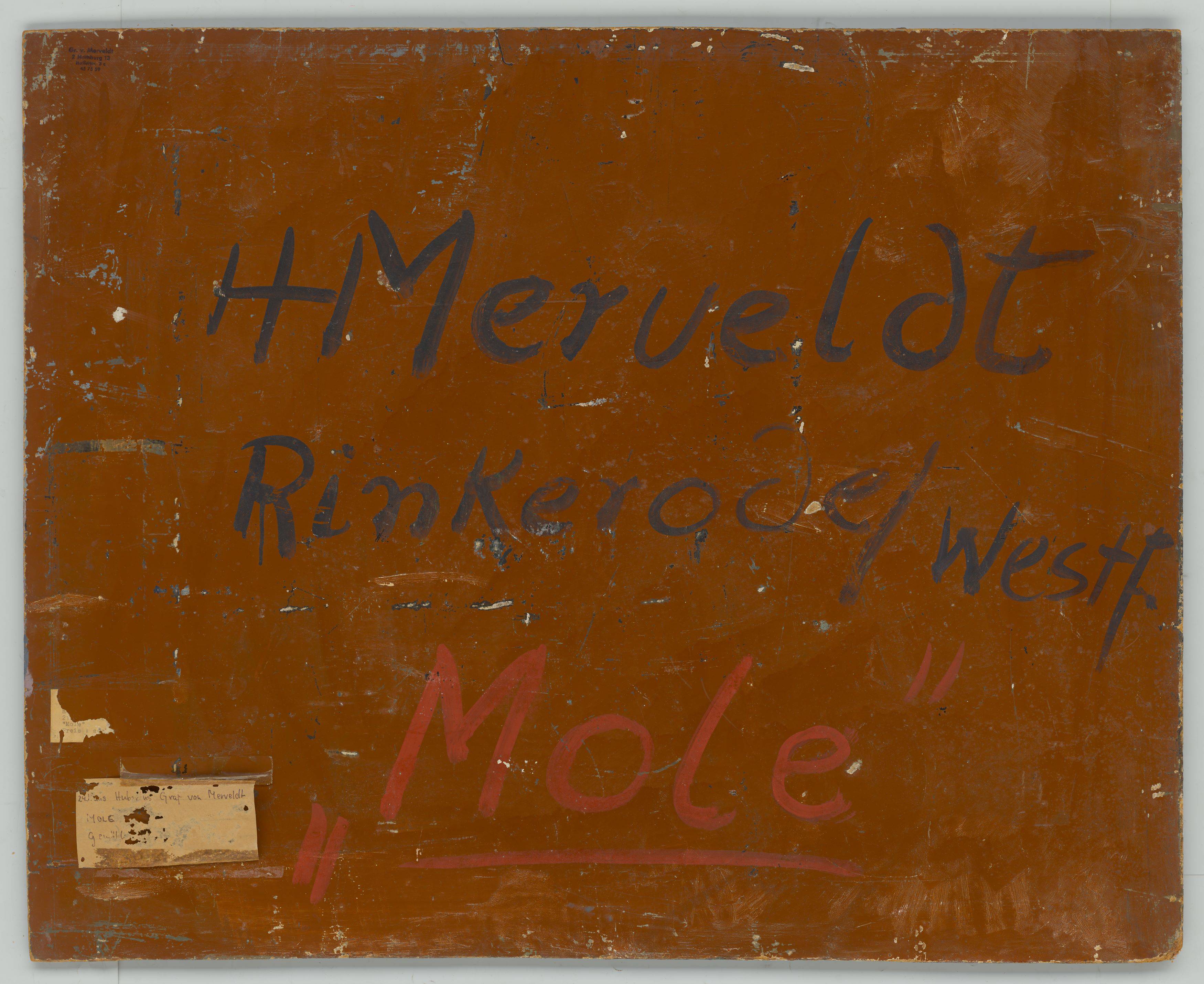This picture shows the following artwork: Hanns Hubertus Count von Merveldt. ”Mole”. 1948.