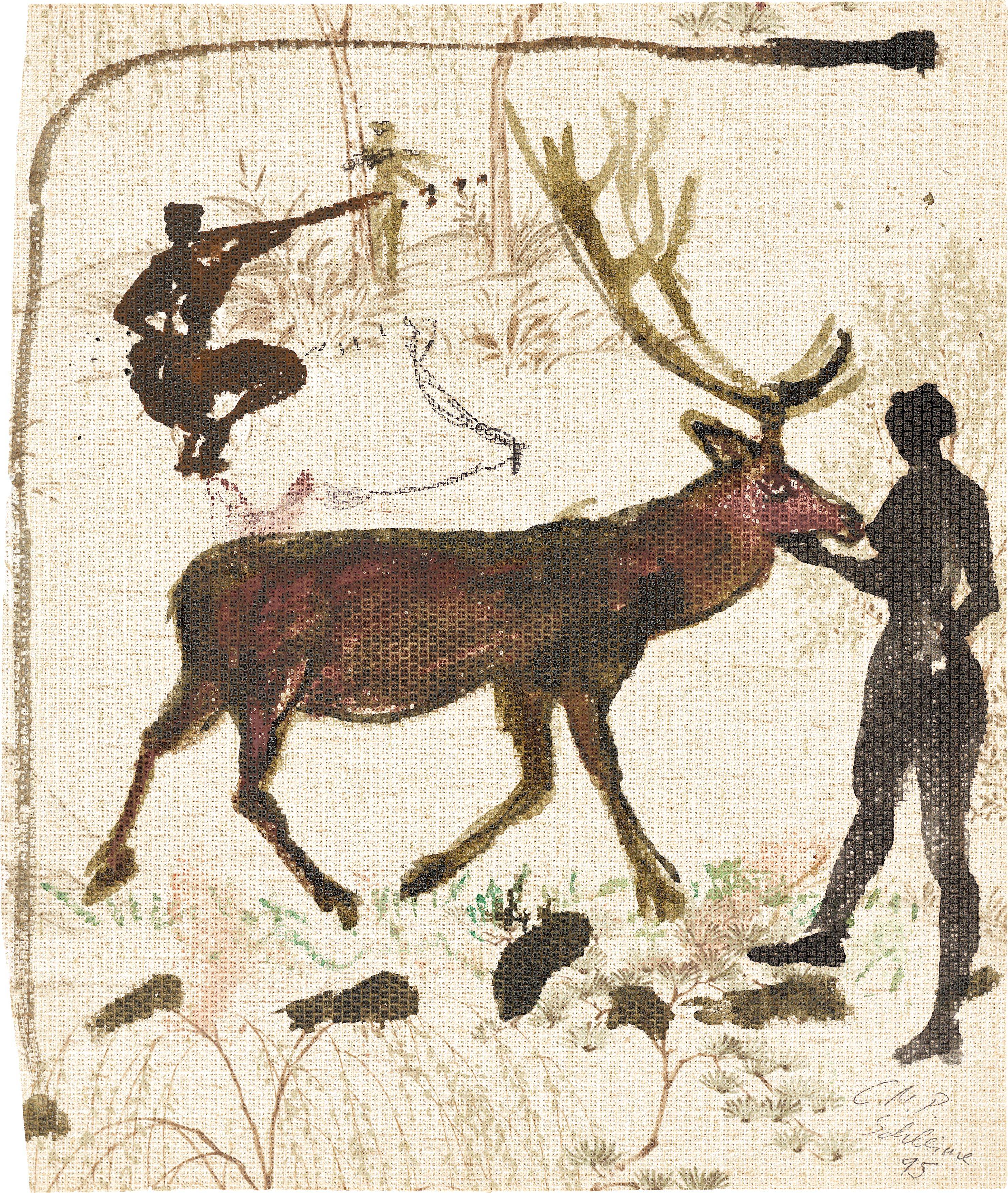 This picture shows the following artwork: Cornelia Schleime. Untitled. 1995.