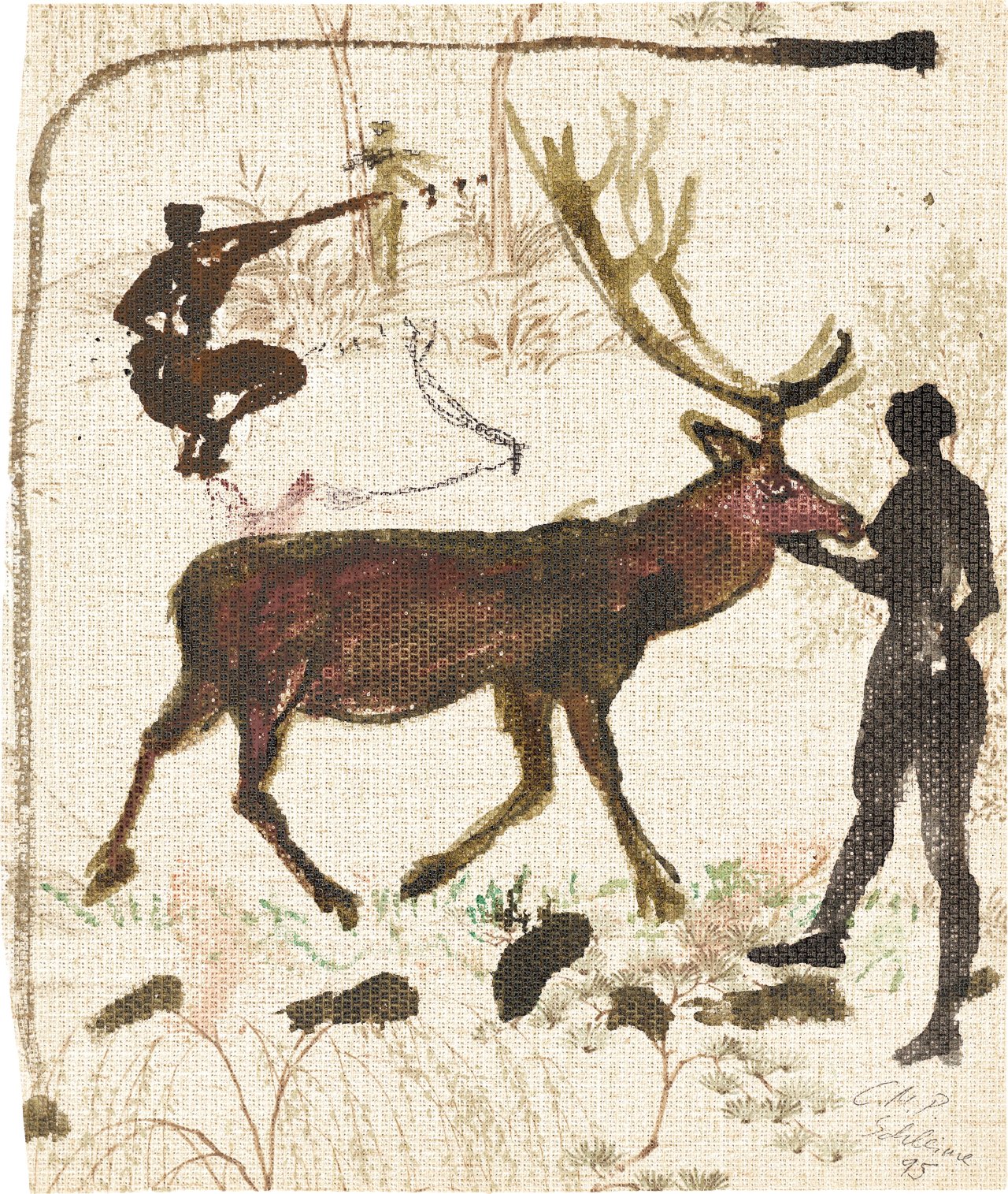This picture shows the following artwork: Cornelia Schleime. Untitled. 1995.