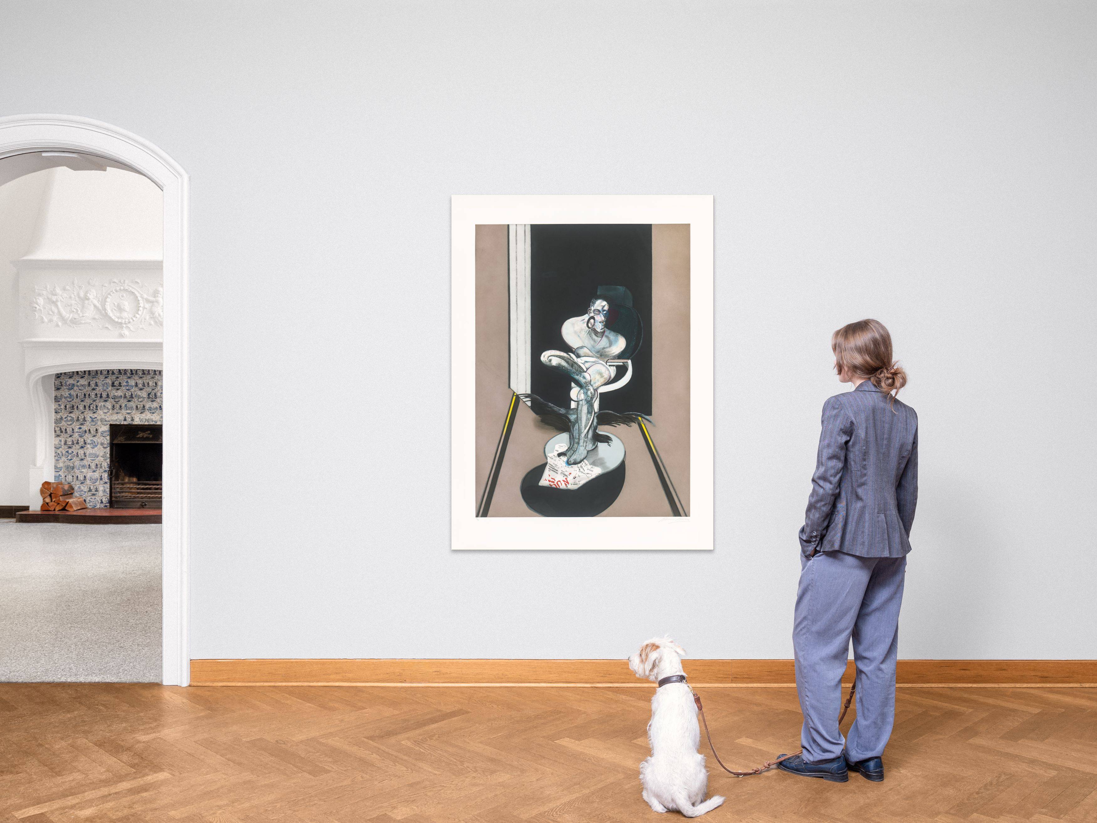 Auf diesem Bild ist das folgende Kunstwerk zu sehen: Francis Bacon. „Seated Figure“. 1992.