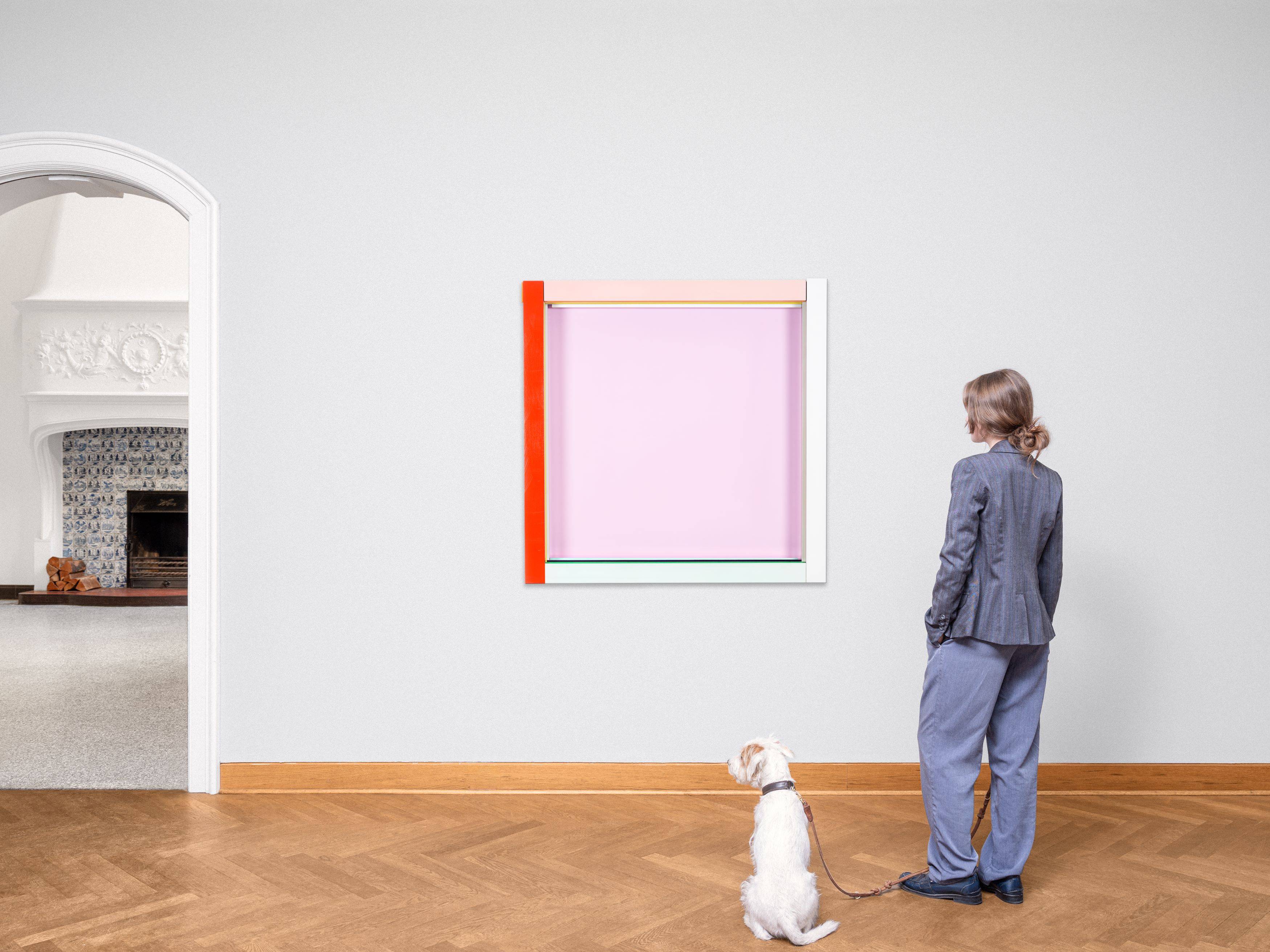 This picture shows the following artwork: Imi Knoebel. Permanentmagenta. 1993.