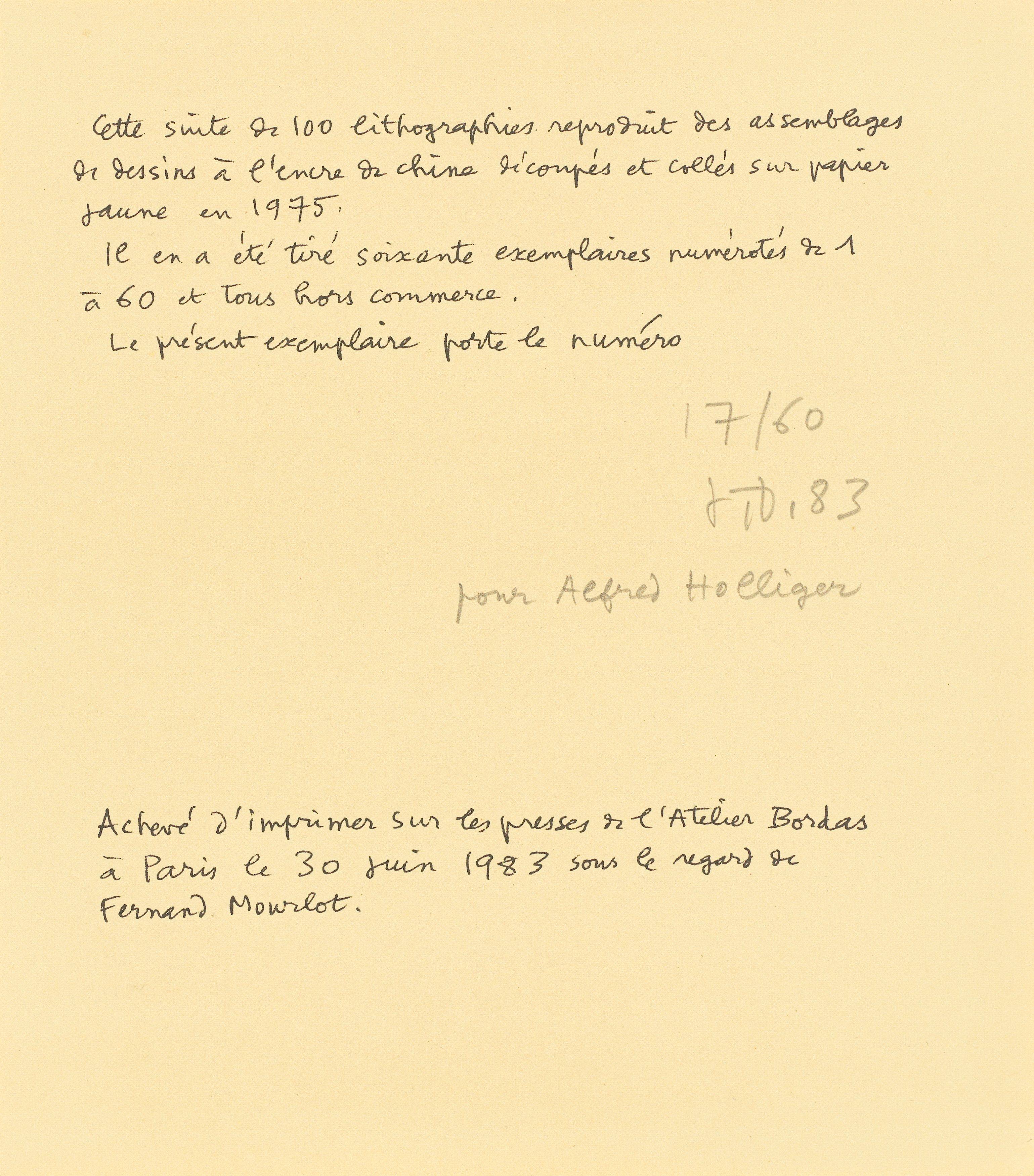 This picture shows the following artwork: Jean Dubuffet. ”Conjectures”. 1983.