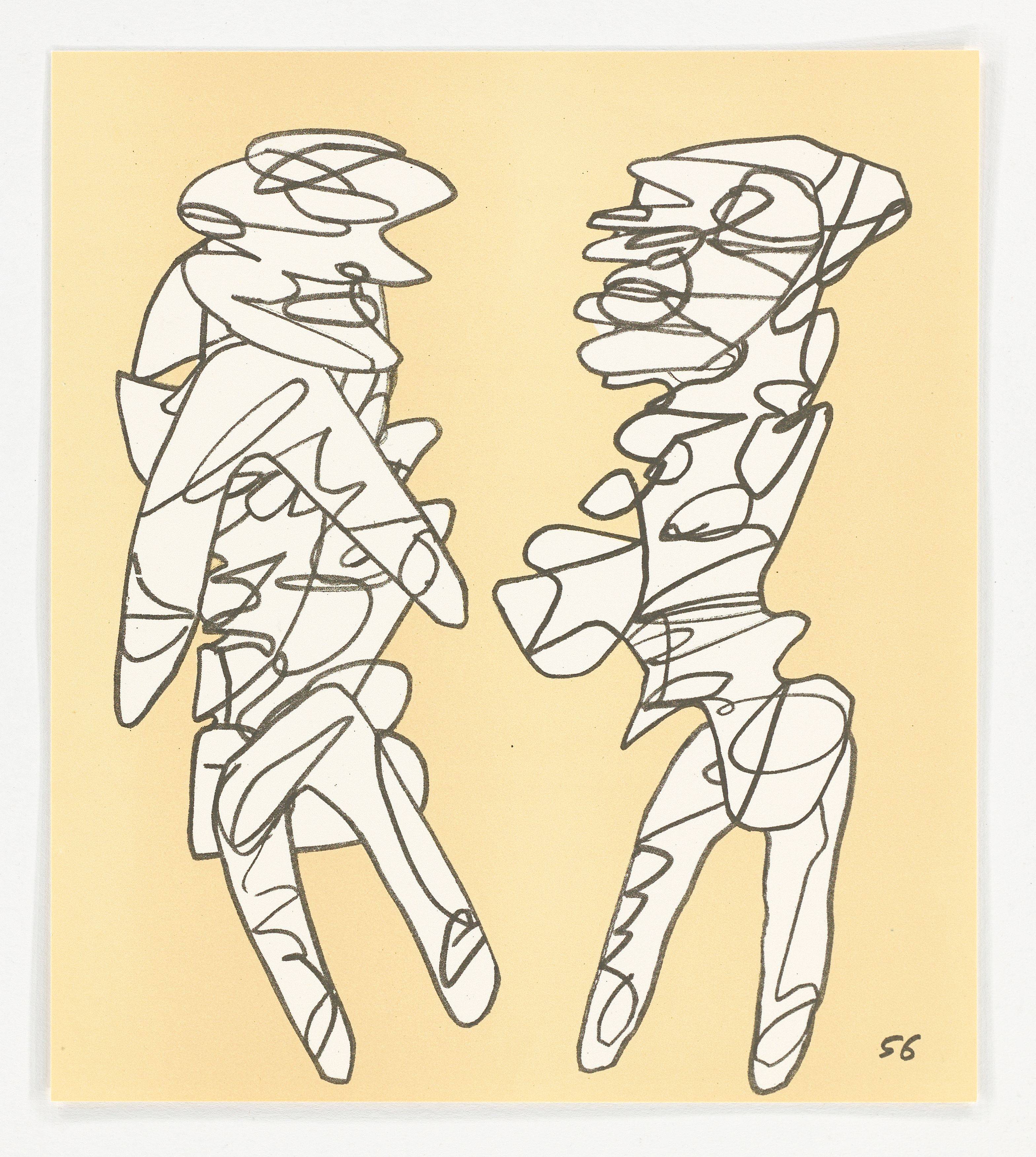 This picture shows the following artwork: Jean Dubuffet. ”Conjectures”. 1983.