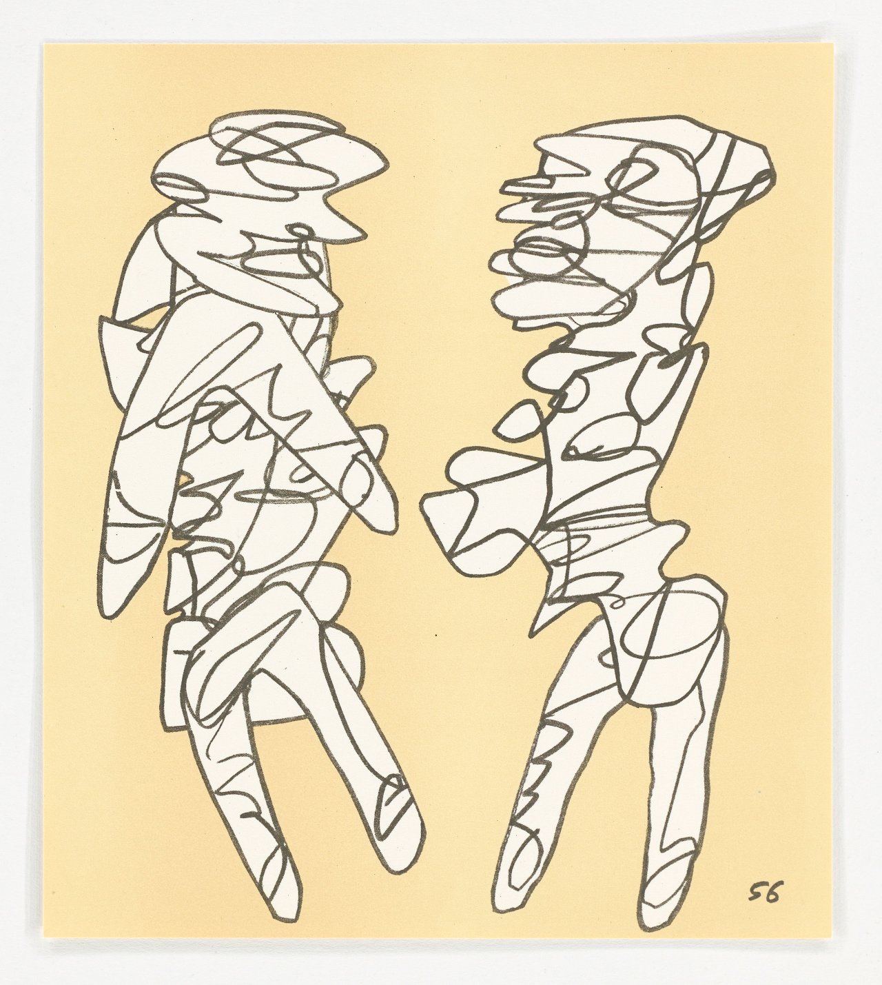 This picture shows the following artwork: Jean Dubuffet. ”Conjectures”. 1983.