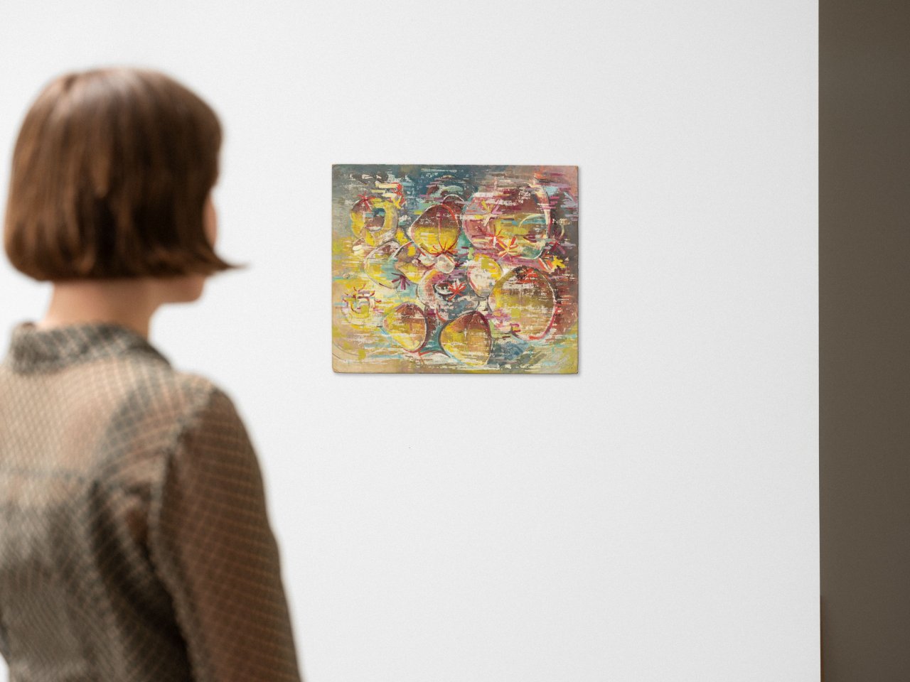 This picture shows the following artwork: Hannah Höch. ”Abstrakter Blumenstrauss”. Circa 1930.