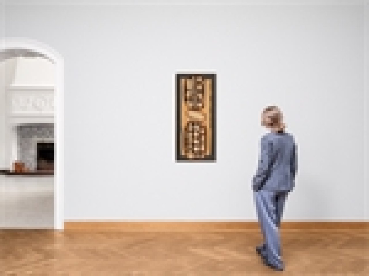 This picture shows the following artwork: Bruno Goller. Timbers. 1957.