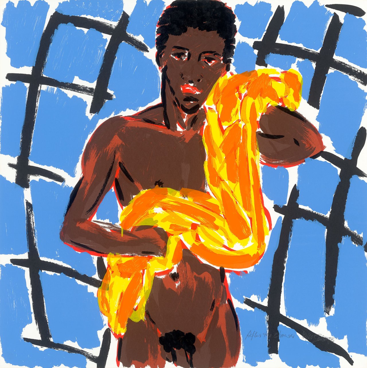 This picture shows the following artwork:  Portfolio. ”8 Für Berlin”. 1986.