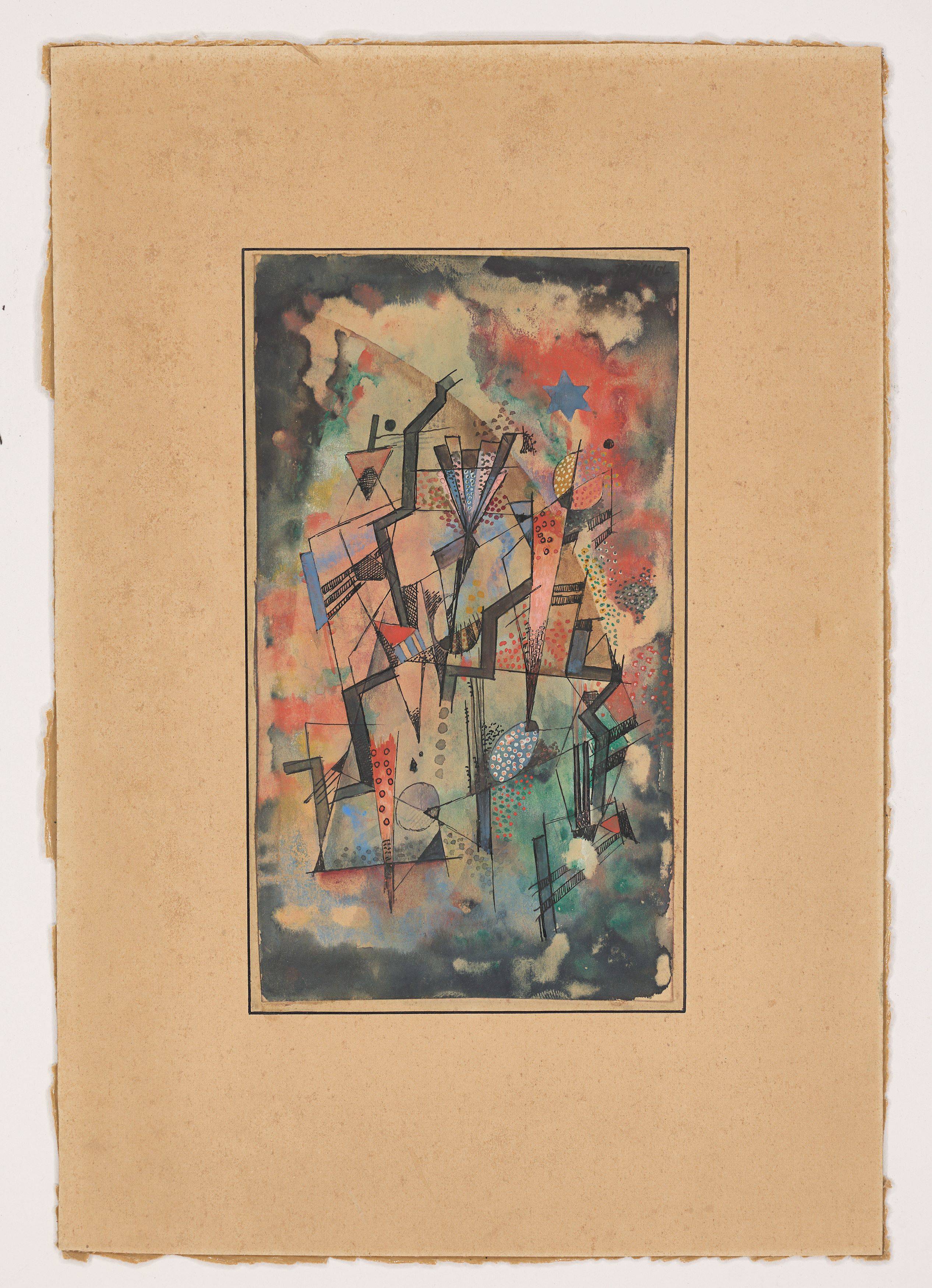 This picture shows the following artwork: Hans Reichel. Untitled. 1927.