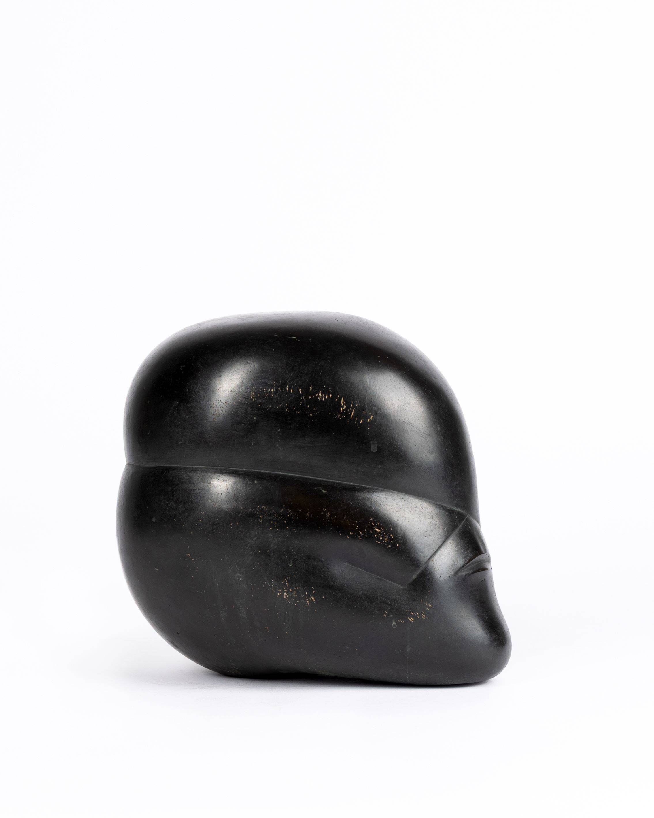 This picture shows the following artwork: Hede Bühl. ”Kopf mit Kreuzbinde”. 1977.