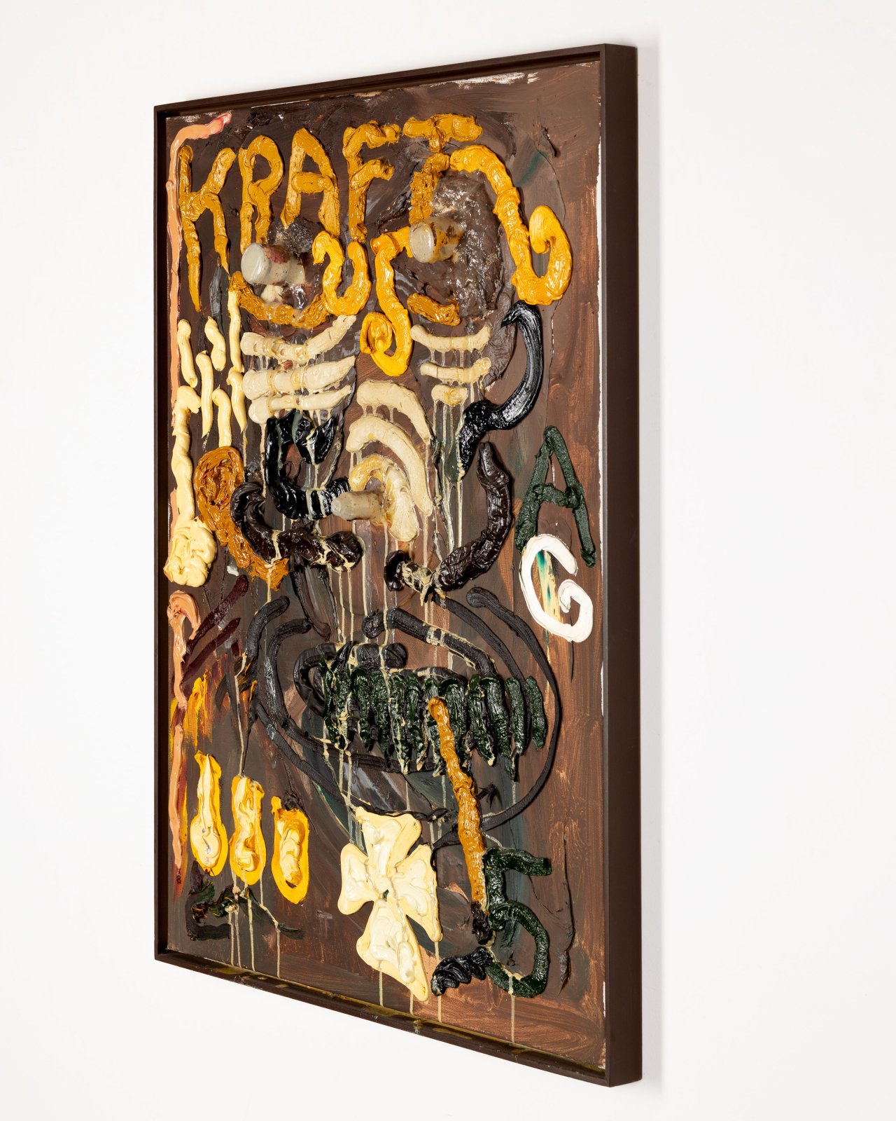 This picture shows the following artwork: Jonathan Meese. ”General Sautanz de Rauchende Colts III”. 2007.