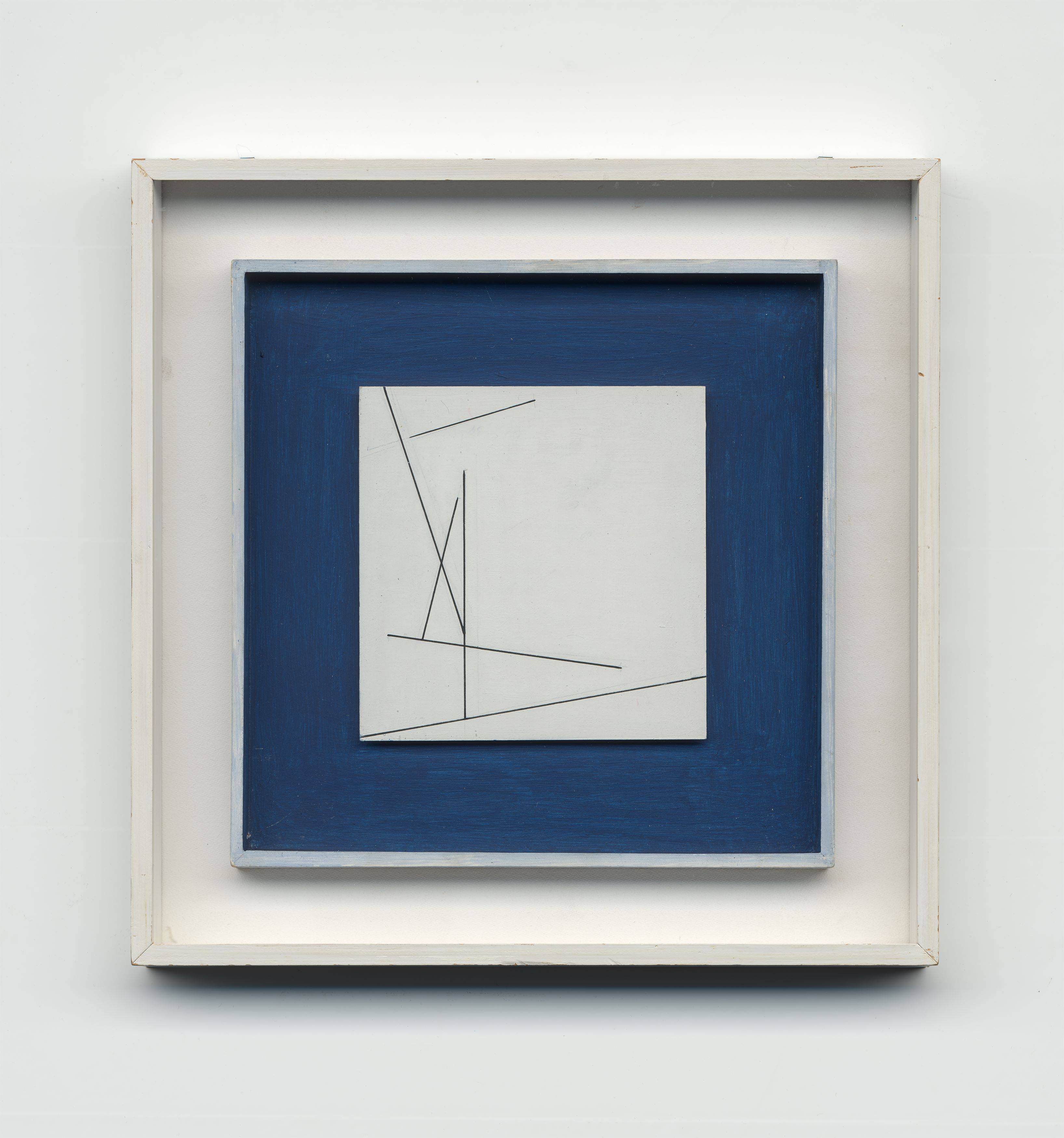 Auf diesem Bild ist das folgende Kunstwerk zu sehen: Henryk Stażewski. „nr. 86“. 1979.