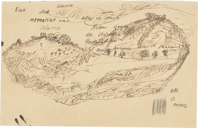 Auf diesem Bild ist das folgende Kunstwerk zu sehen: „Schweift“. 1953.