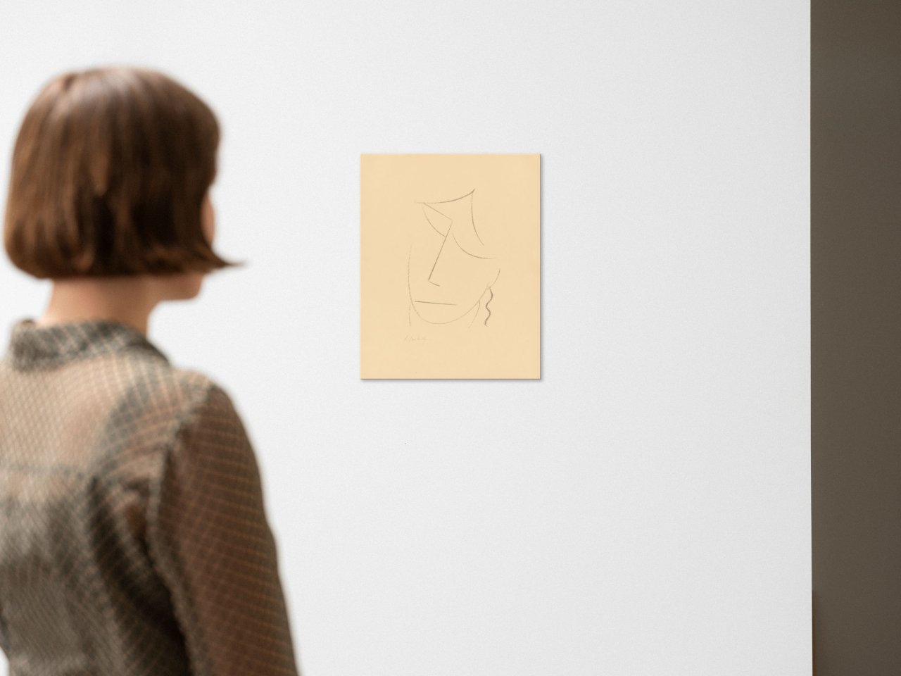 This picture shows the following artwork: Alexej von Jawlensky. ”Kopf V”. 1922.