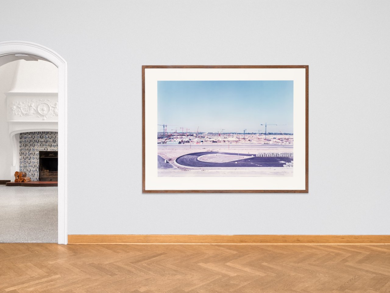 Auf diesem Bild ist das folgende Kunstwerk zu sehen: Andreas Gursky. „Messe Leipzig“. 1995.